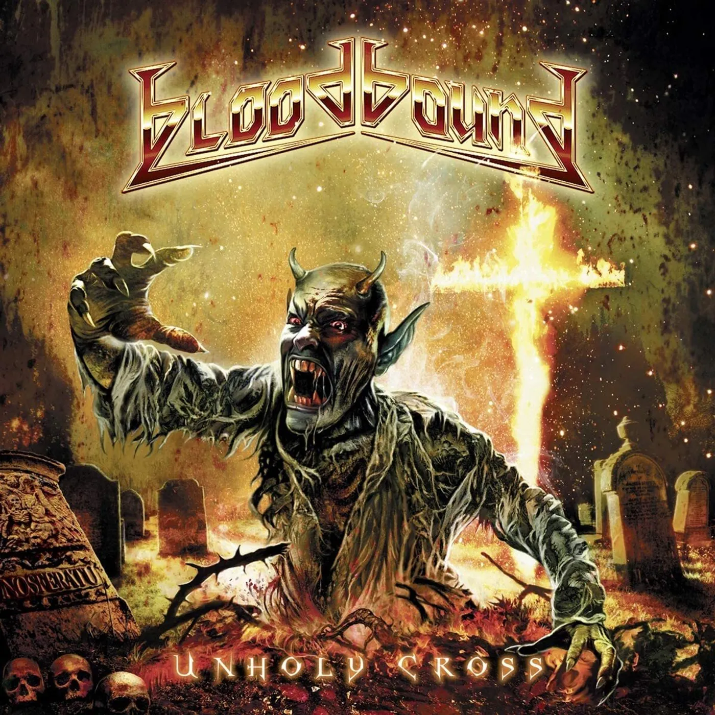 Bloodbound LP - Unholy Cross (Transparent Red Vinyl)