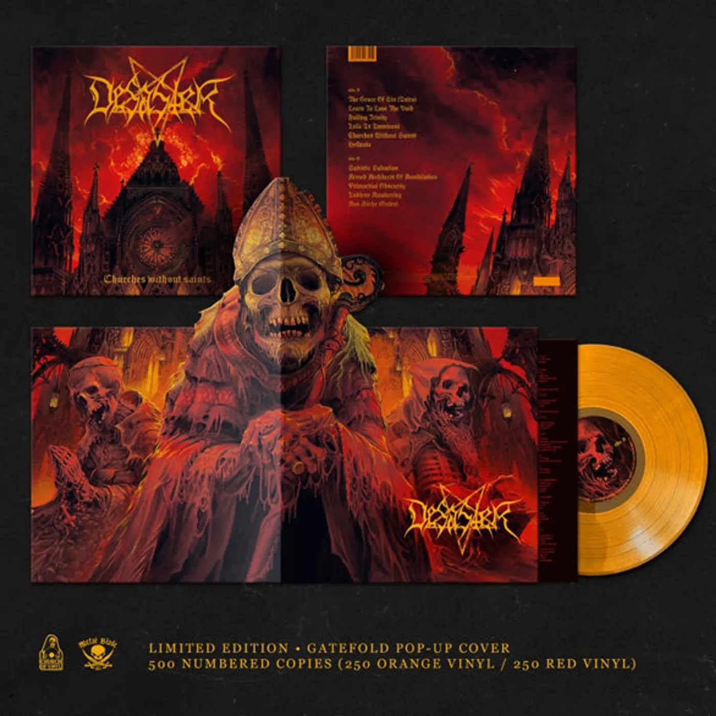 Desaster LP - Churches Without Saints (Ltd Gatefold Popup) (Vinyl)