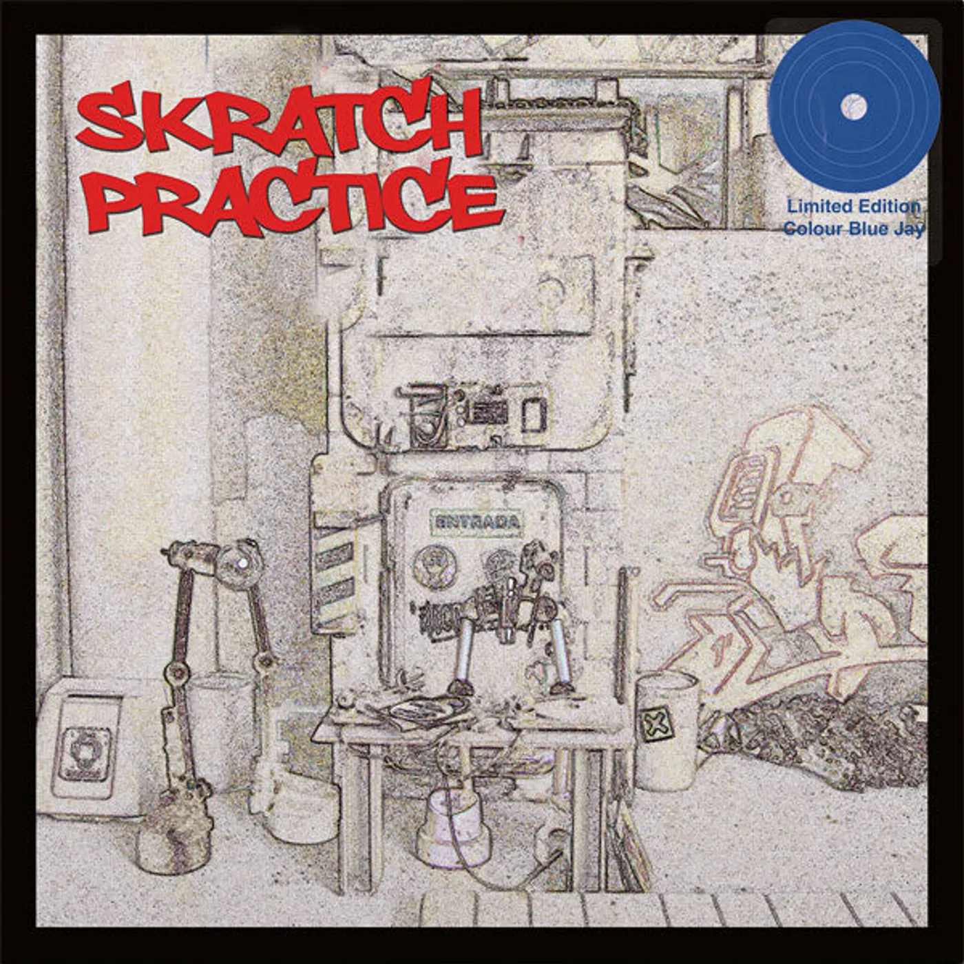 Dj T-Kut LP - Scratch Practice (Blue Vinyl)