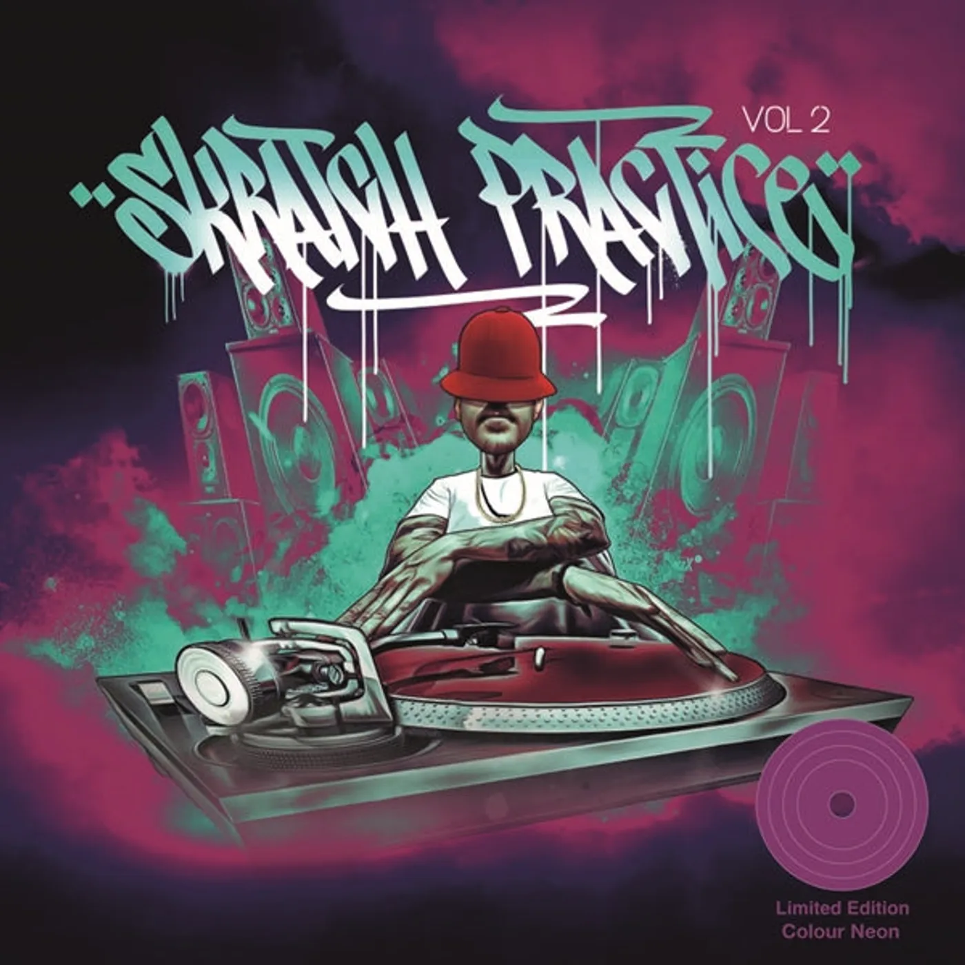 Dj T-Kut LP - Skratch Practice Vol. 2 (Neon Violet Vinyl)