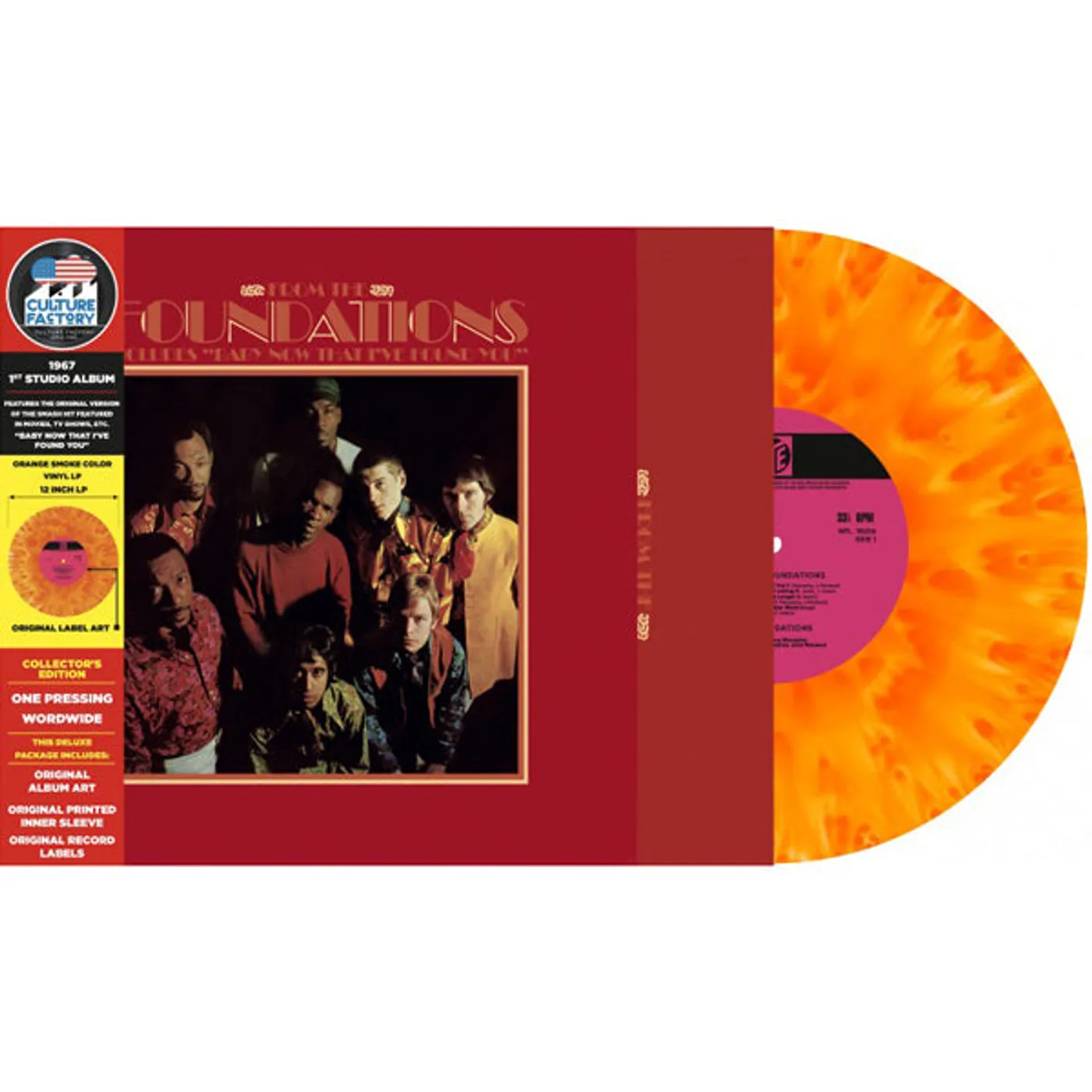 The Foundations Rare Earth LP - Live In Chicago (Red Vinyl)