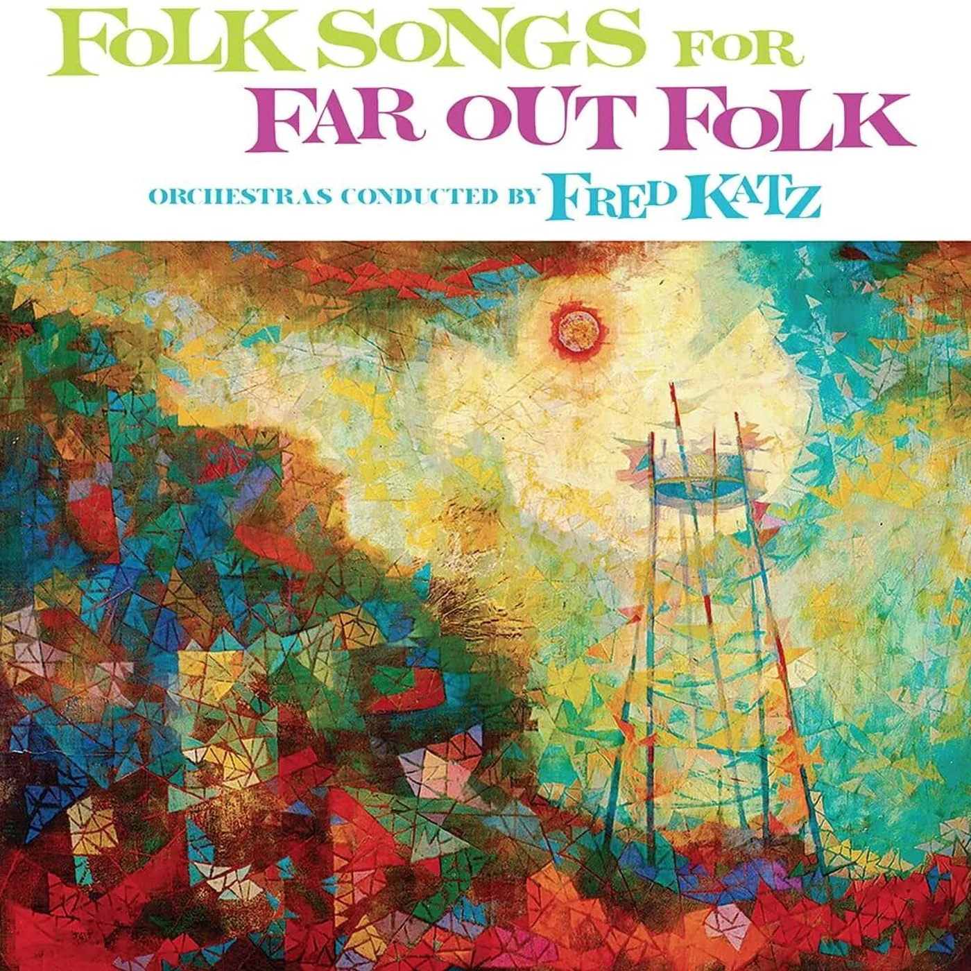 Fred Katz LP - Folk Songs For Far Out Folk (Vinyl)