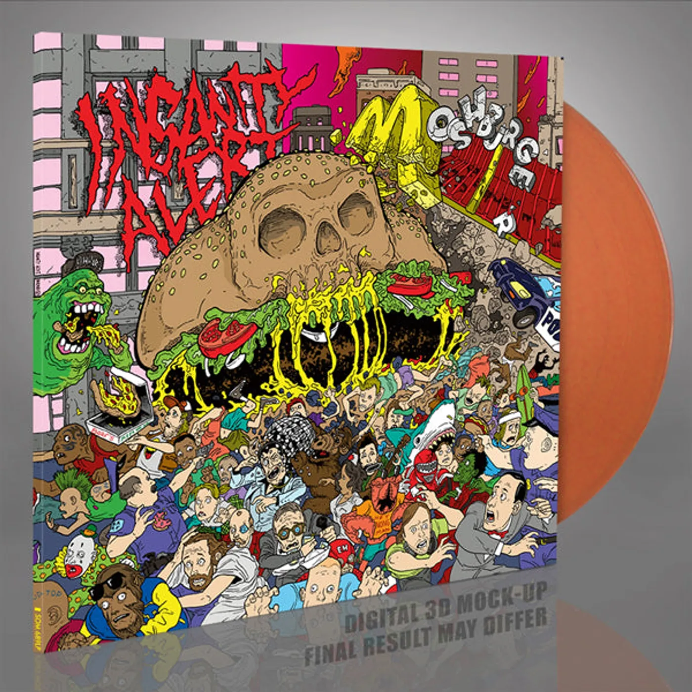 Insanity Alert LP - Moshburger (Transparent Orange Vinyl)
