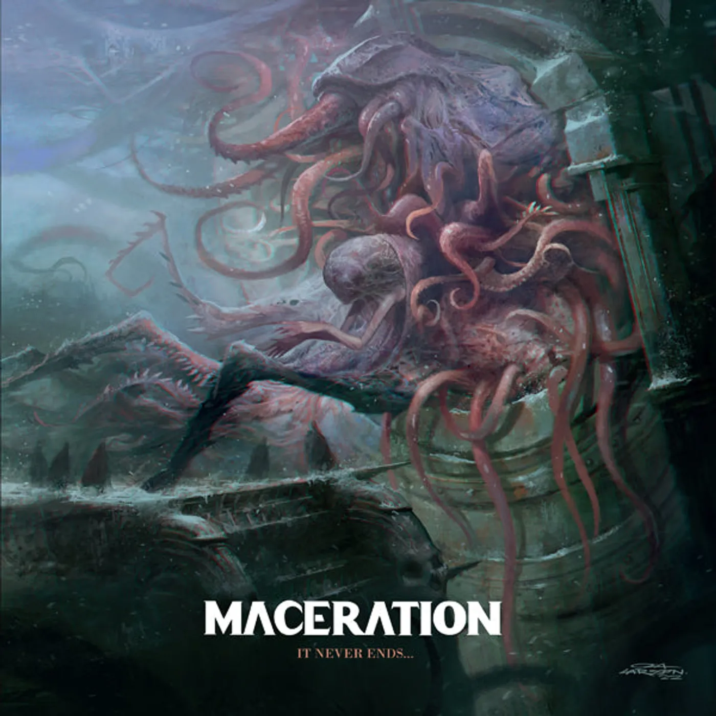Maceration LP - It Never Ends â€¦ (Black) (Vinyl)