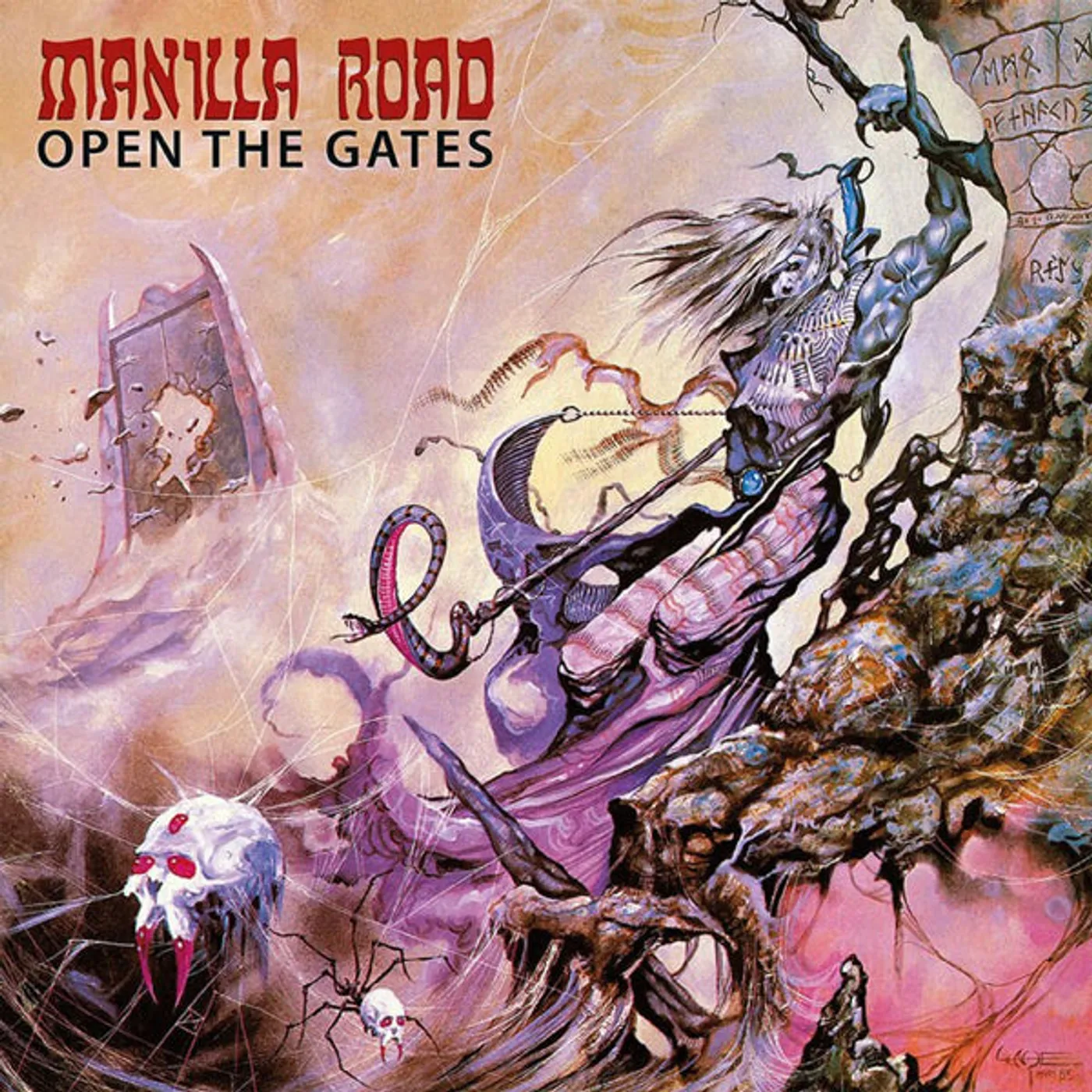 Manilla Road LP - Open The Gates (Splatter Vinyl)