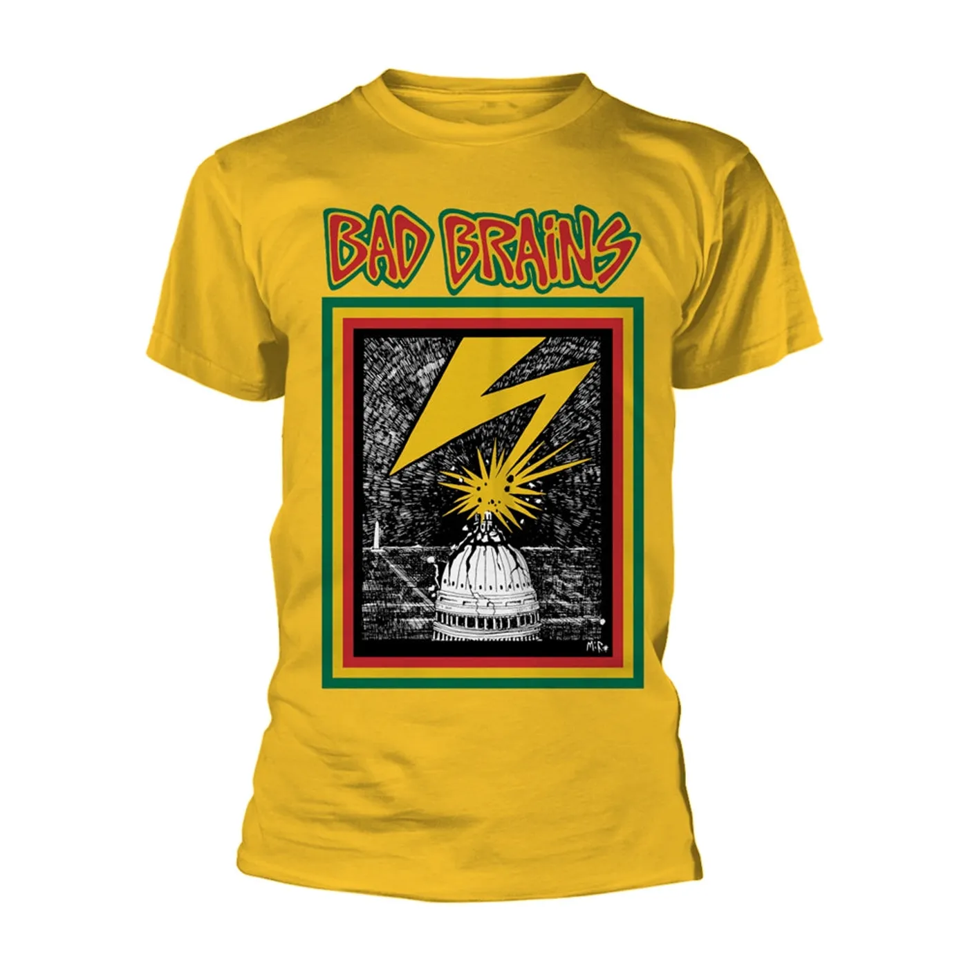 Bad Brains T Shirt - Bad Brains (Yellow)