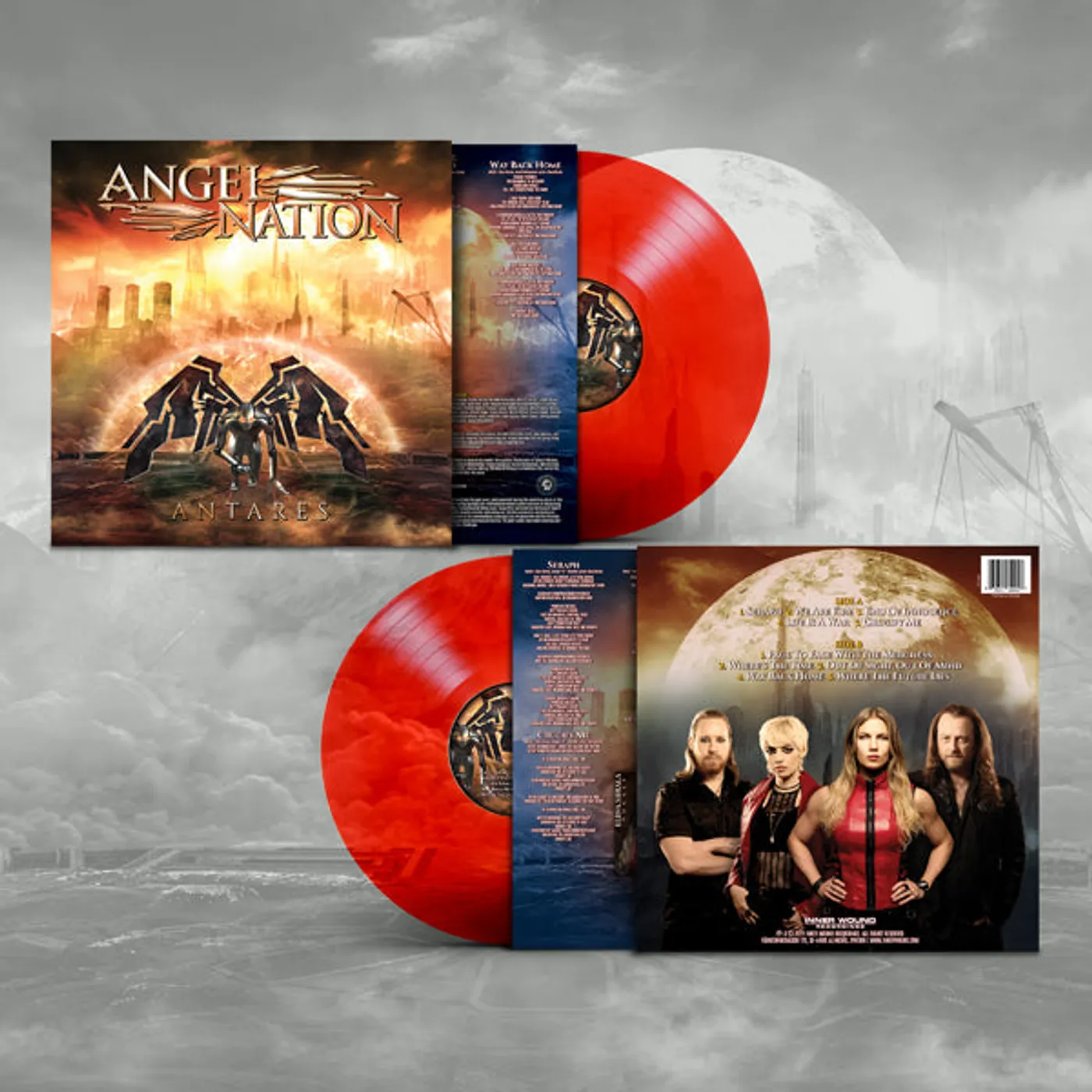 Angel Nation LP - Antares (Clear Red Vinyl)
