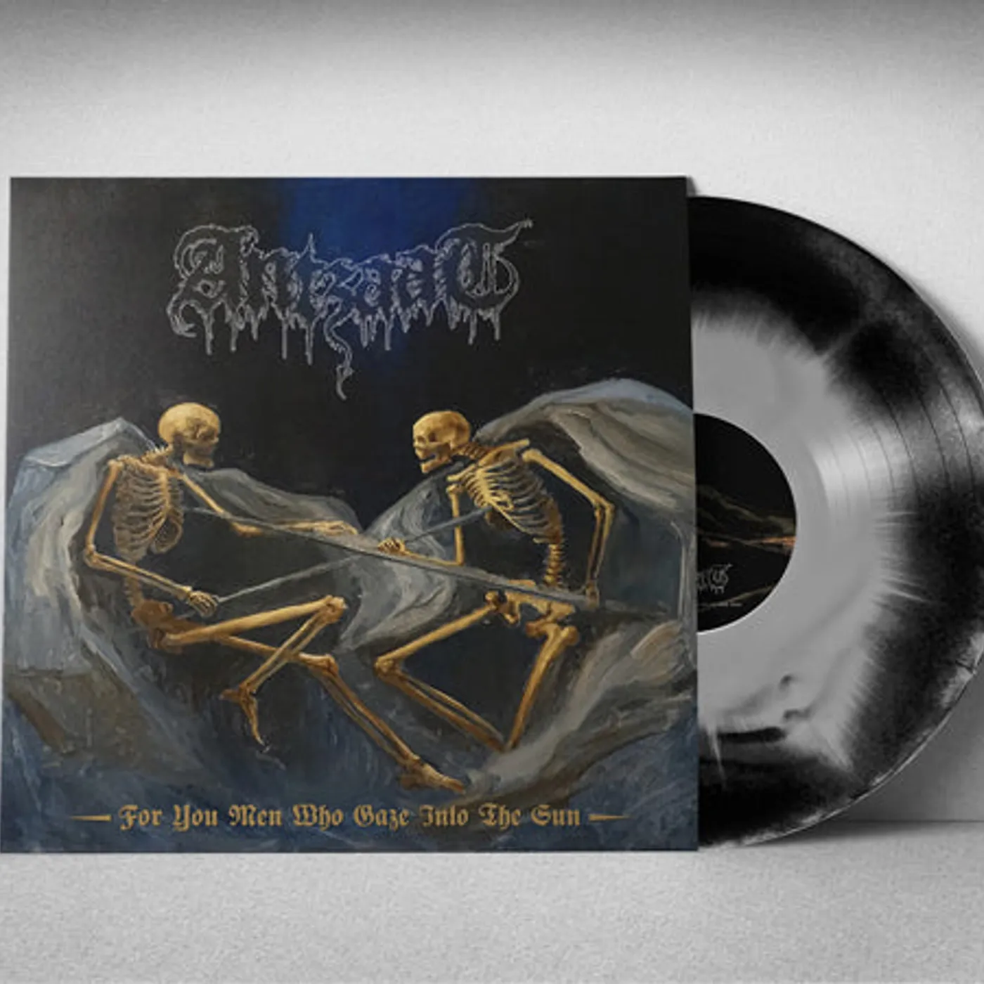 Antzaat LP - For You Men Who Gaze Into The Sun (Opaque Silver/Black Swirl Vinyl + Lyric Sheet & A2 Poster)