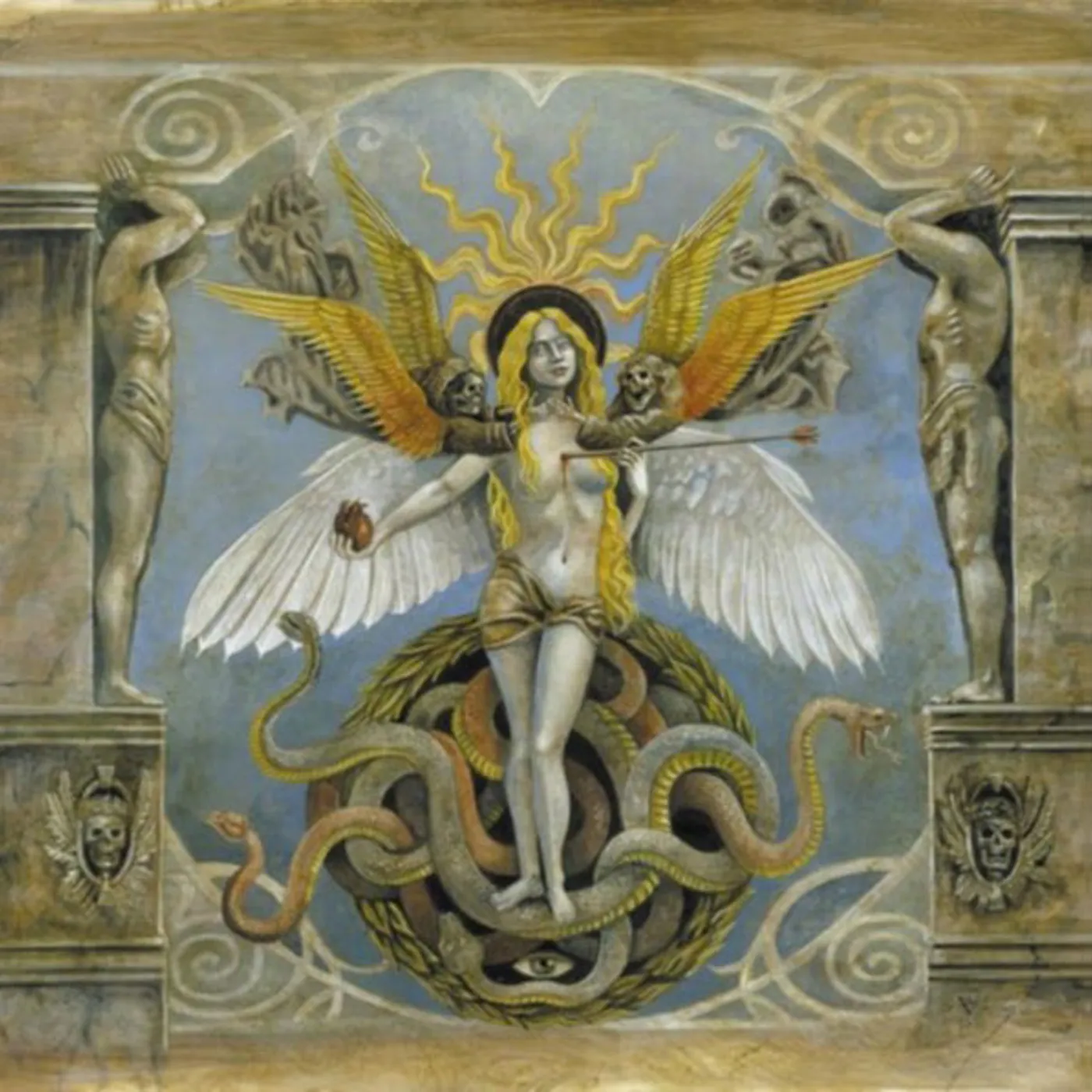 Aosoth LP - Inside Scriptures (Transparent W/ Splatter Vinyl)