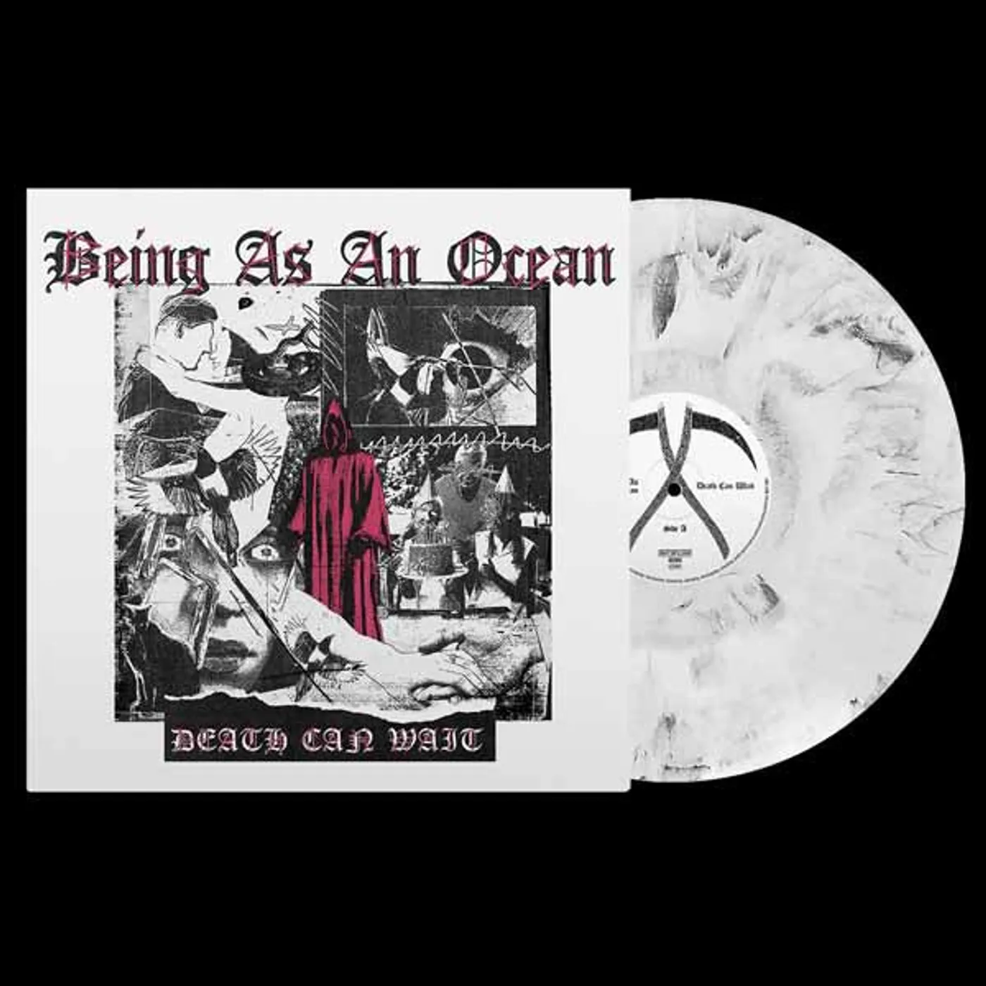 Being As An Ocean LP - Death Can Wait (White/Black Marbled Vinyl)