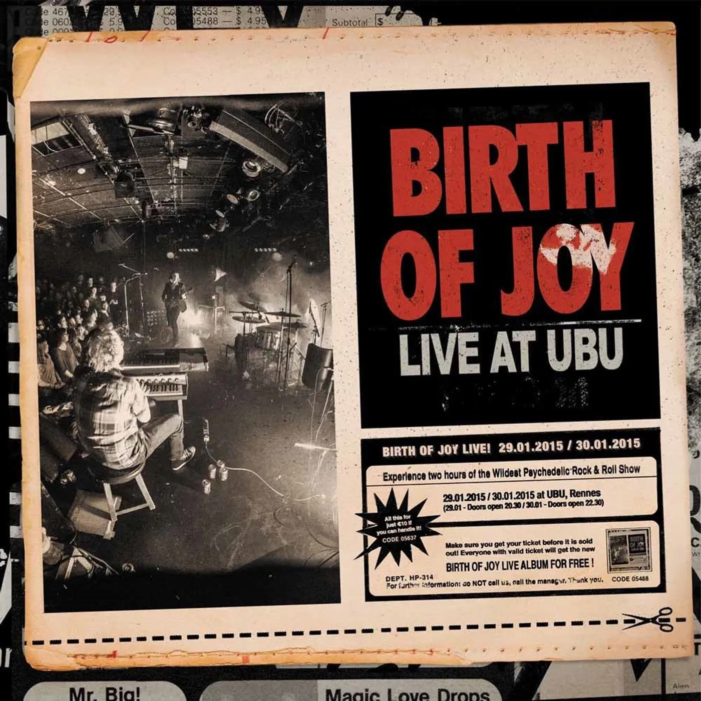 Birth Of Joy LP - Live At Ubu (Vinyl)