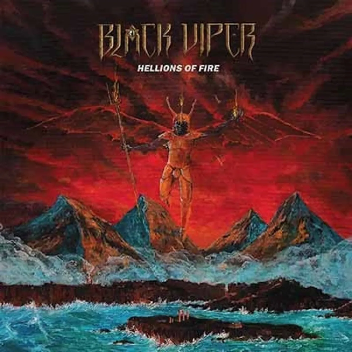 Black Viper LP - Hellions Of Fire (Red/Yellow Vinyl + Bonus 10Inch)