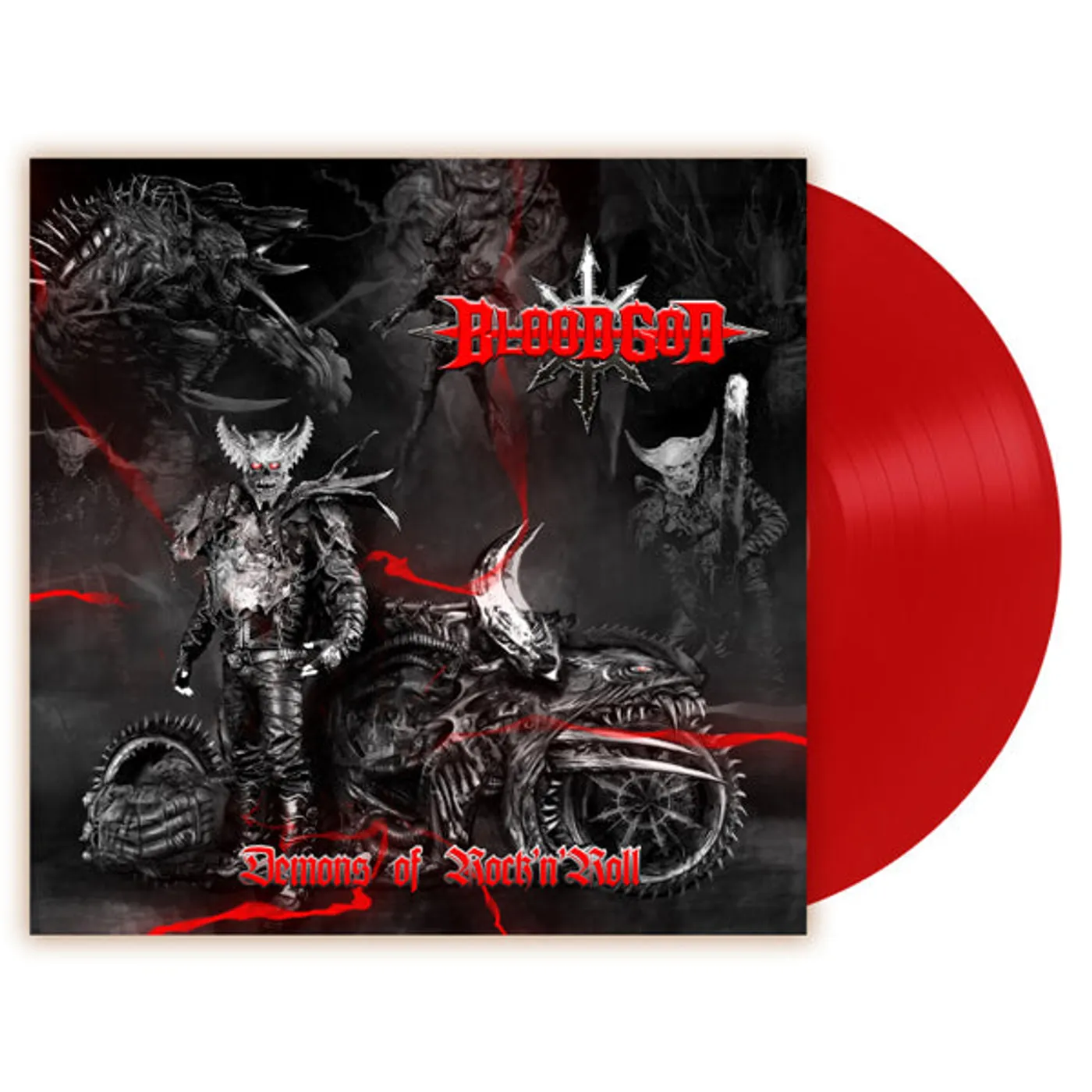 Blood God LP - Demons Of Rock'N'Roll (Red Vinyl)