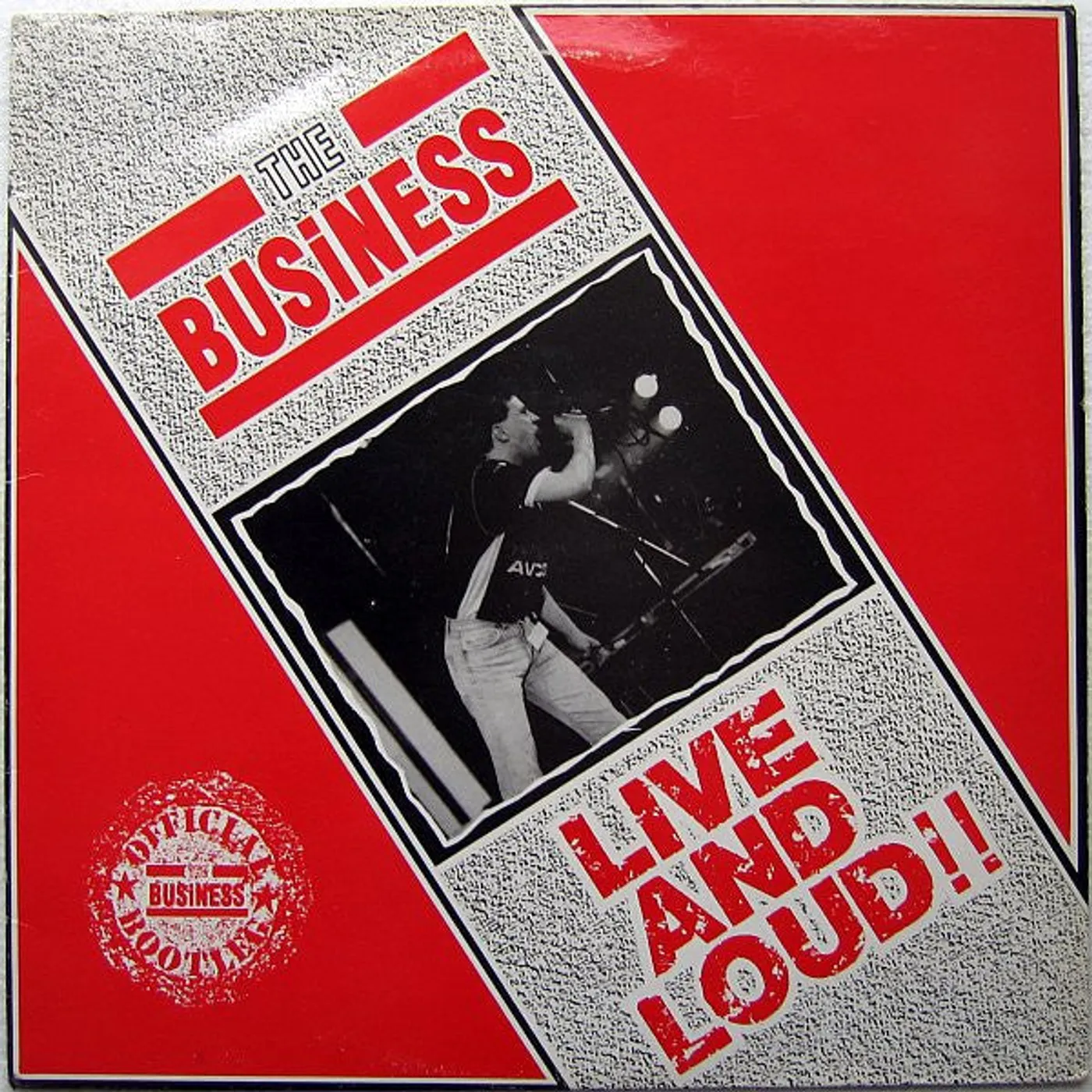 The Business LP - Live And Loud (Classic Black Vinyl Or Red Vinyl)