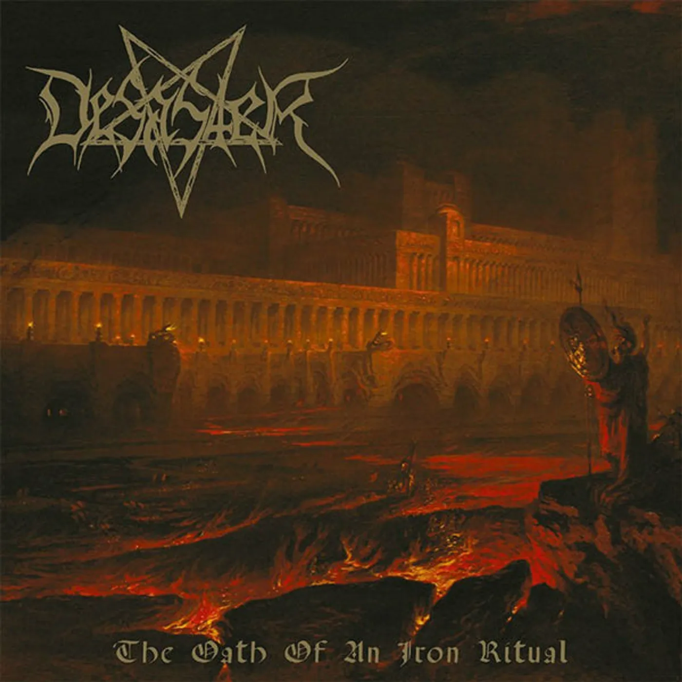 Desaster LP - The Oath Of An Iron Ritual (Green/Gold Splatter Vinyl)