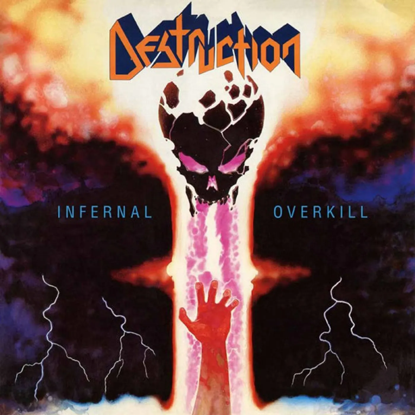 Destruction LP - Infernal Overkill (Orange/ Blue Mixed W/ Yellow Vinyl)