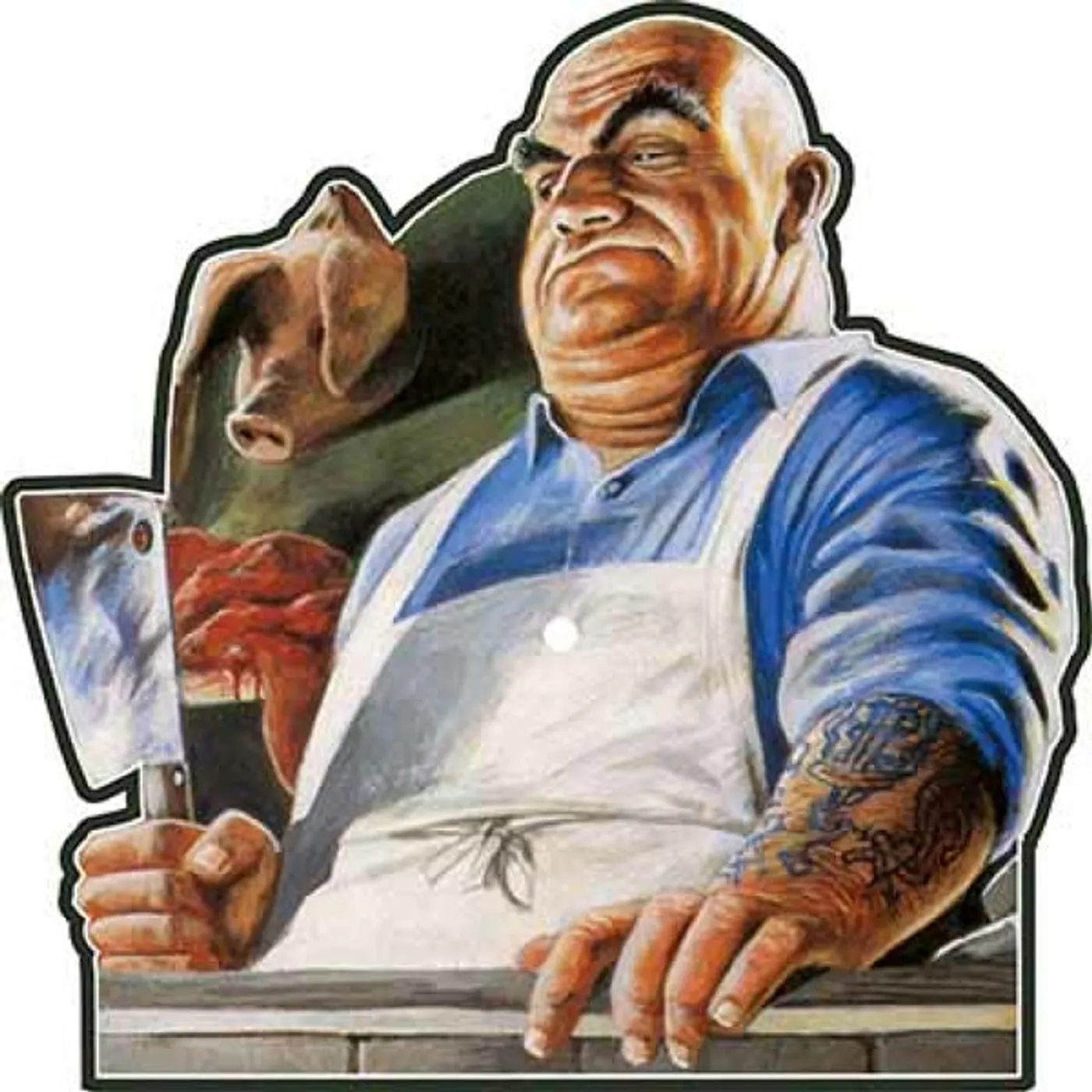 Destruction LP - Mad Butcher/ Reject Emotions (Shape Picture Vinyl)