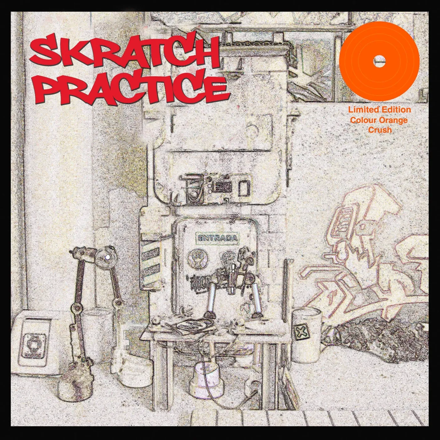  Dj T-Kut LP - Scratch Practice (Orange Vinyl)