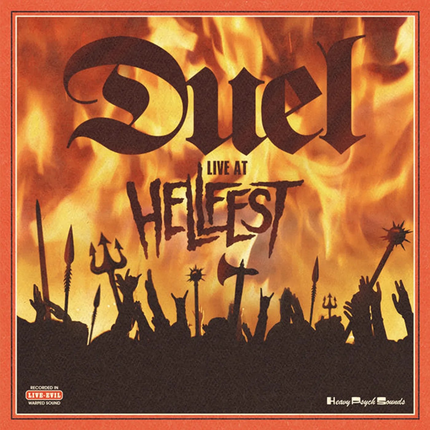 Duel LP - Live At Hellfest (Transparent Red Vinyl)