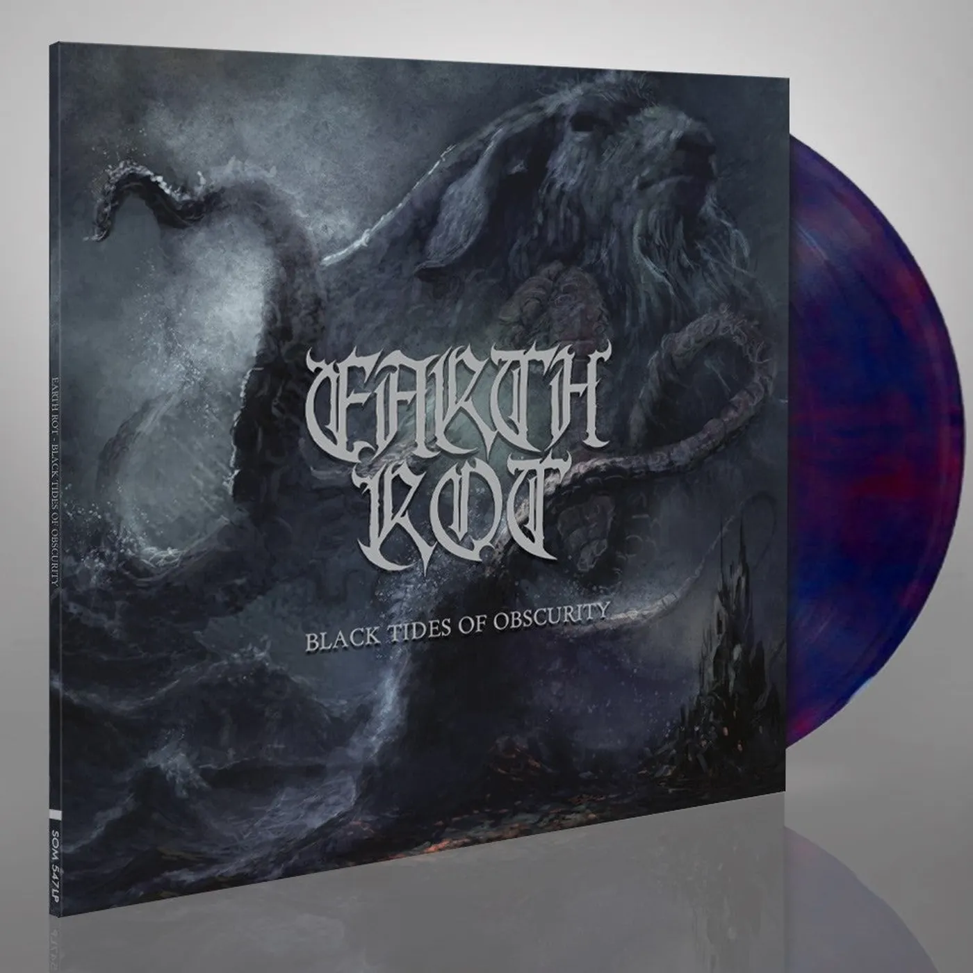 Earth Rot LP - Black Tides Of Obscurity (Clear, Red, Blue Mix Vinyl)