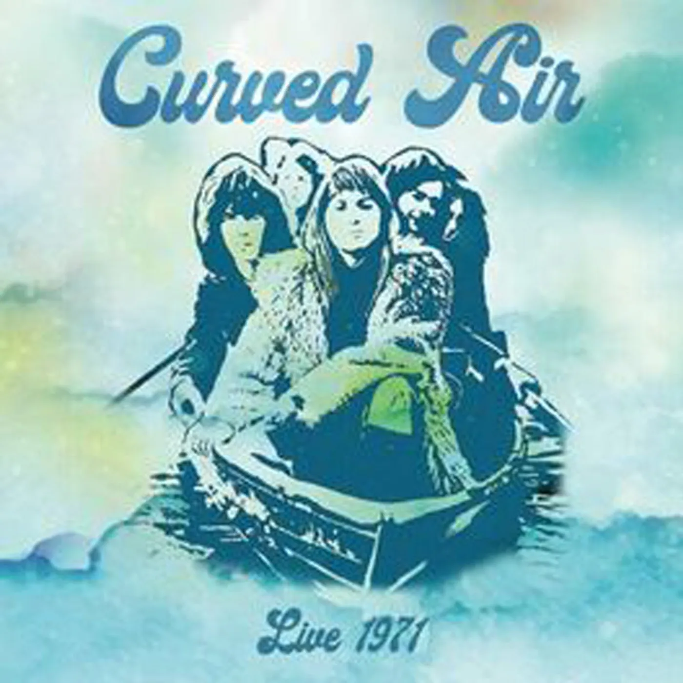 Curved Air LP - Live In The Uk 1971 (180G Light Green Vinyl)