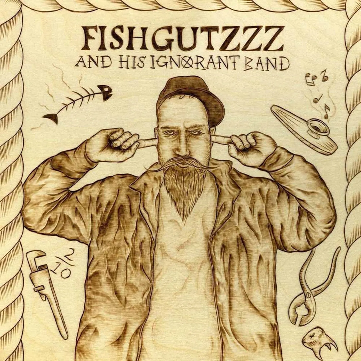 Fishgutzzz LP - And His Ignorant Band (Vinyl)