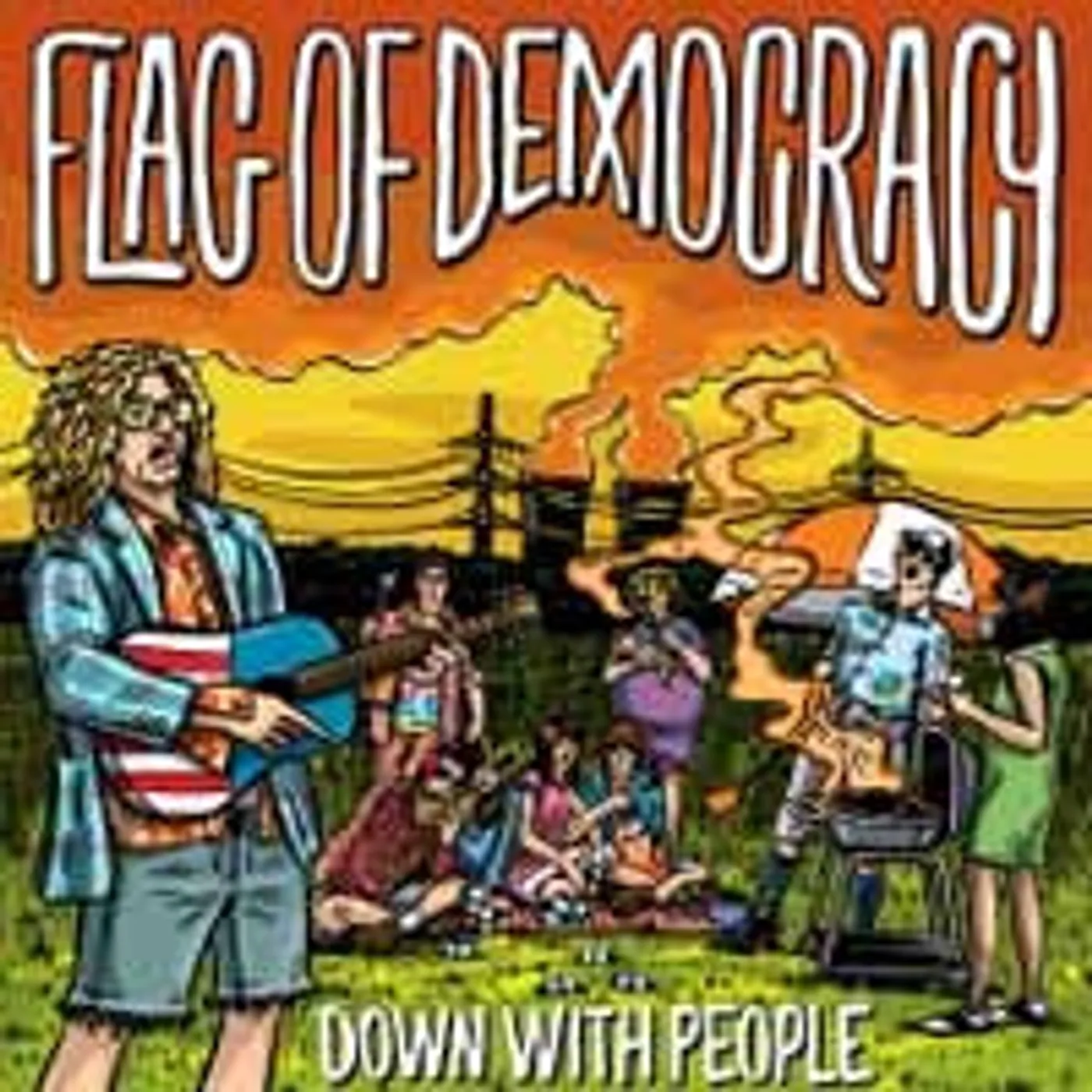 Flag Of Democracy (Fod) LP - Down With People (Vinyl)