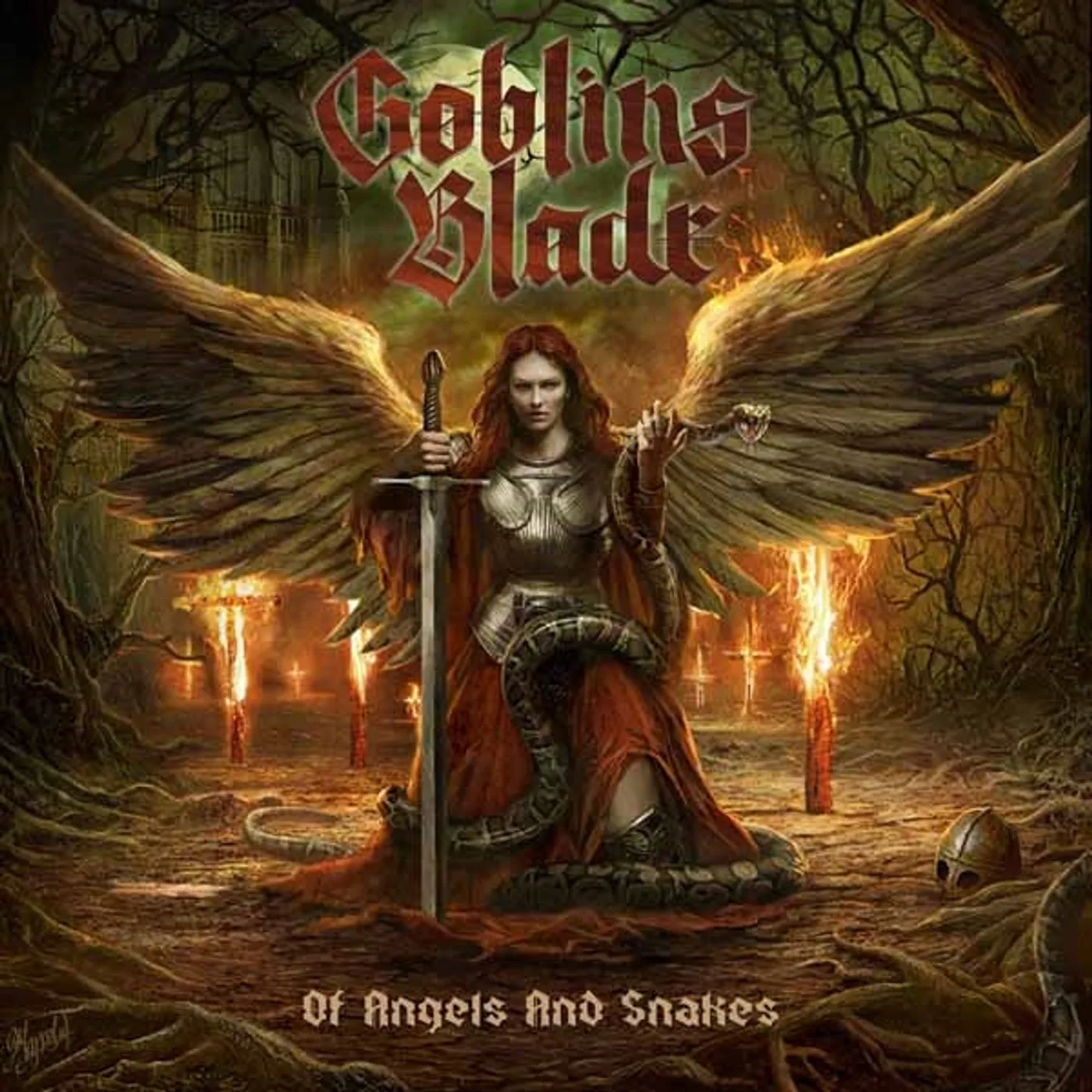 Goblins Blade LP - Of Angels And Snakes (Red Vinyl)