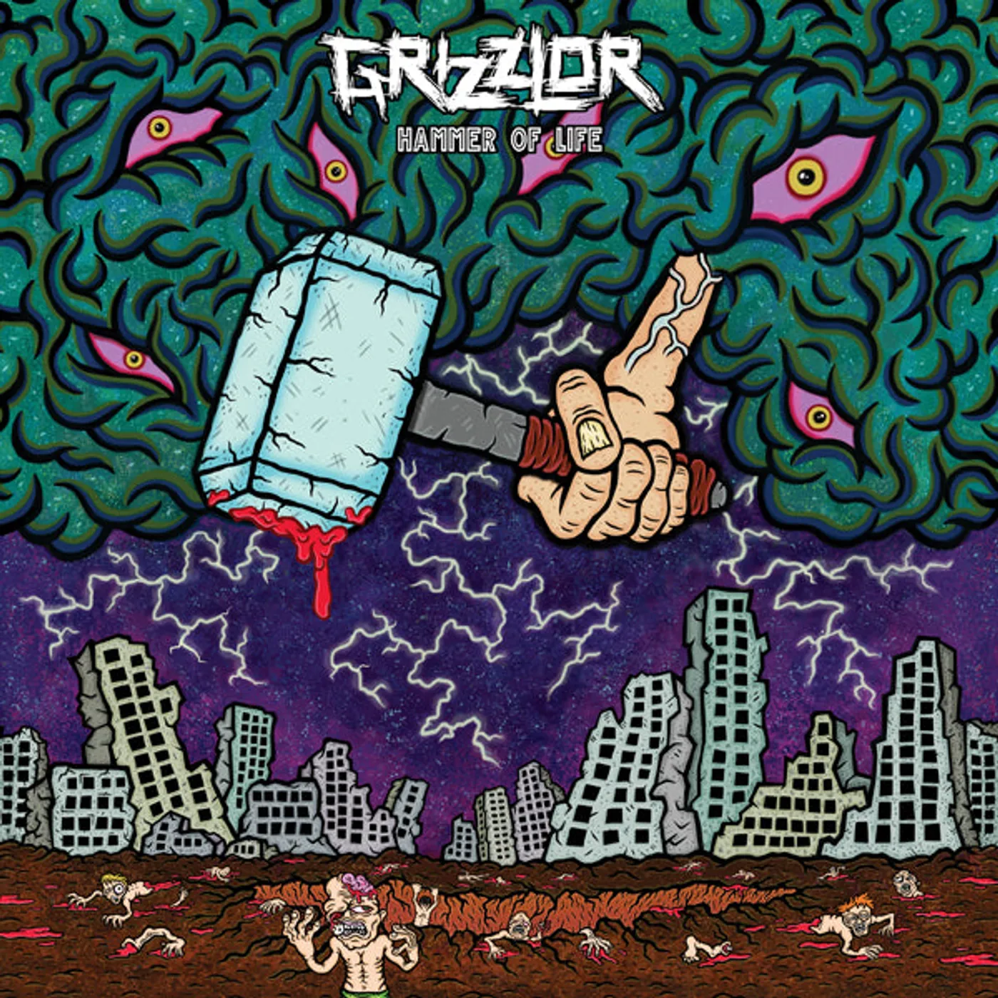 Grizzlor LP - Hammer Of Life (Vinyl)