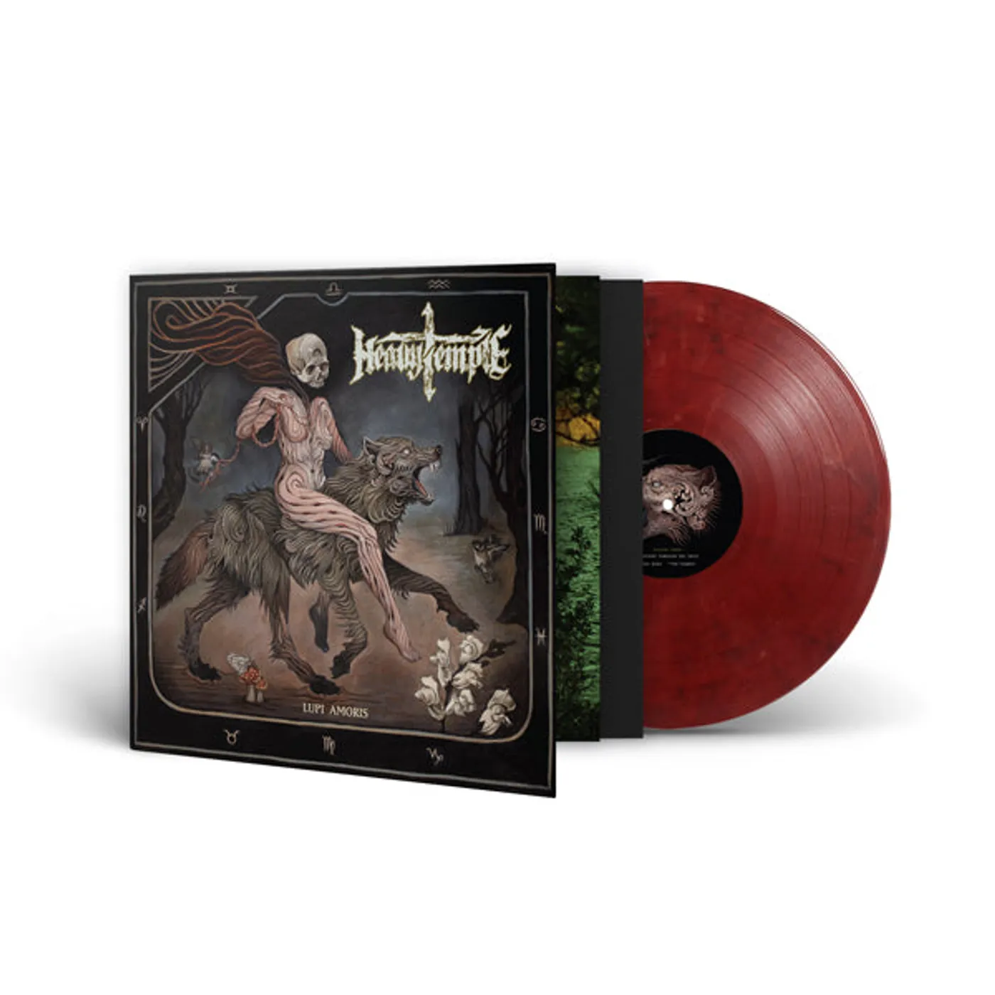 Heavy Temple LP - Lupi Amoris (Bloody Mary Marbled Vinyl)
