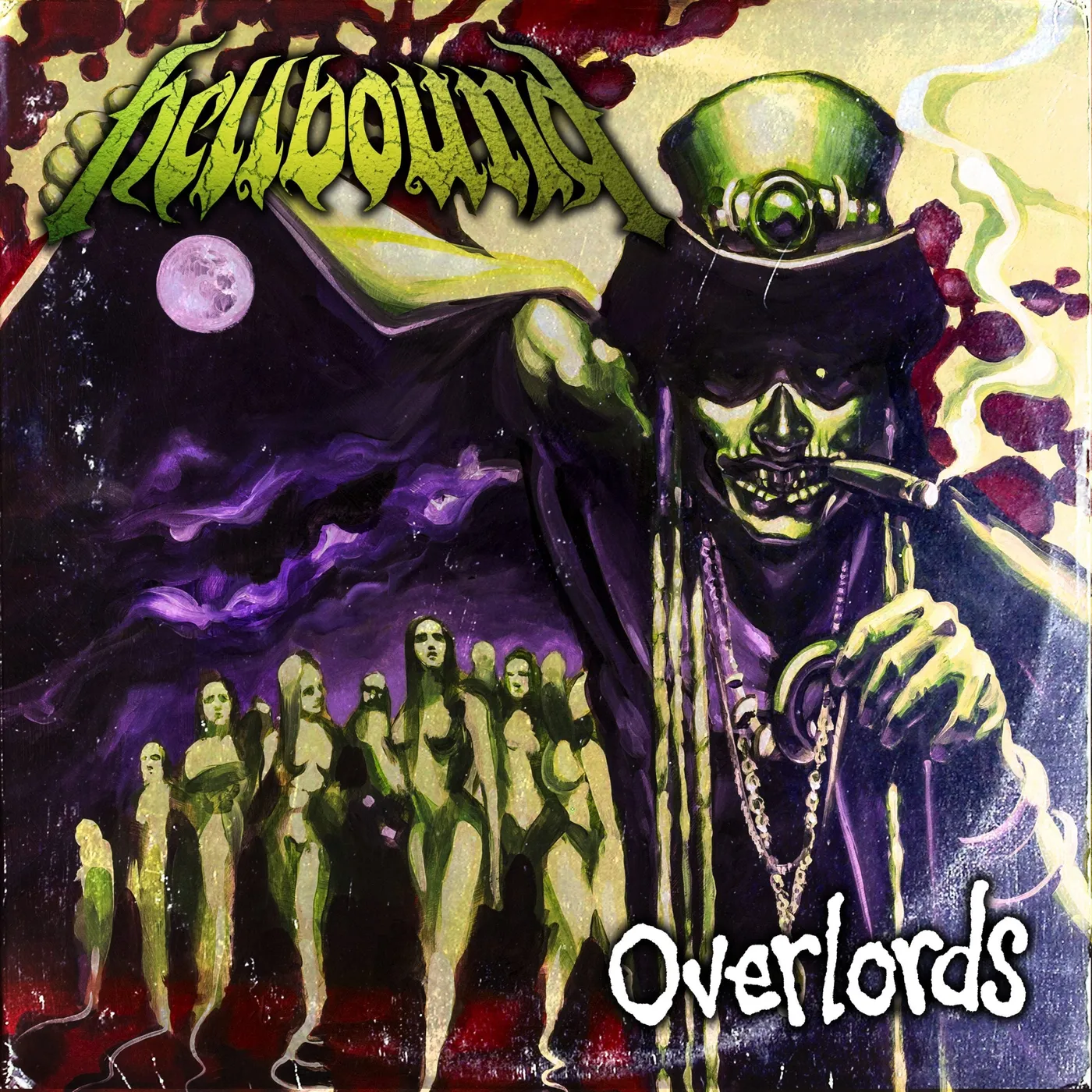 Hellbound LP - Overlords (Solid Purple Vinyl)