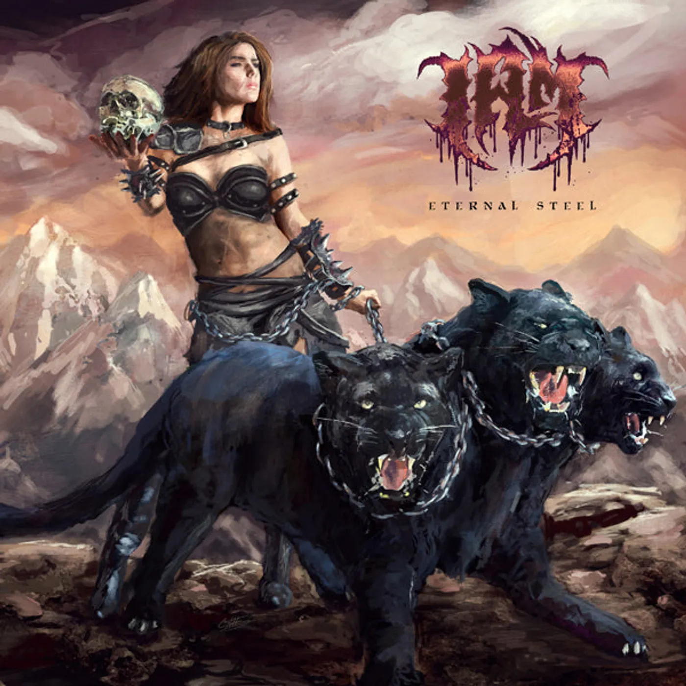 I Am LP - Eternal Steel (Opaque Violet/Opaque Baby Pink/Opaque Silver) (Vinyl)