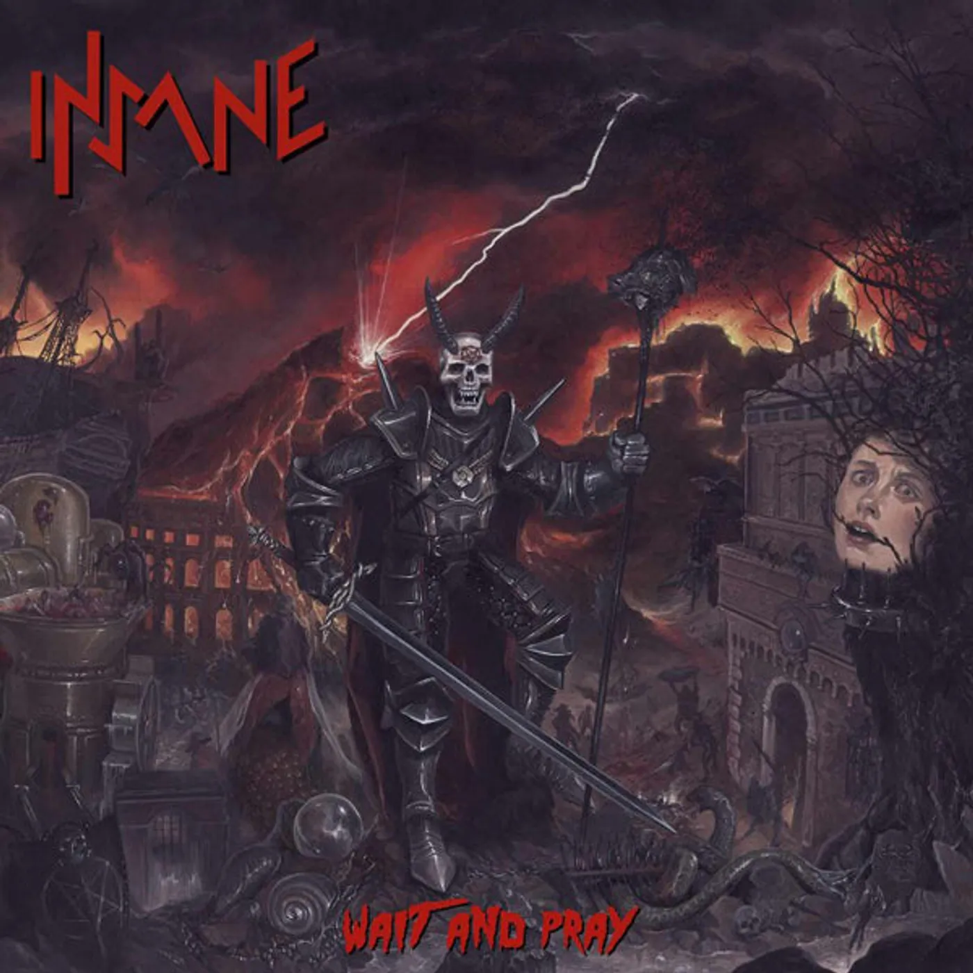 Insane LP - Wait And Pray (Clear/Red Splattervinyl)
