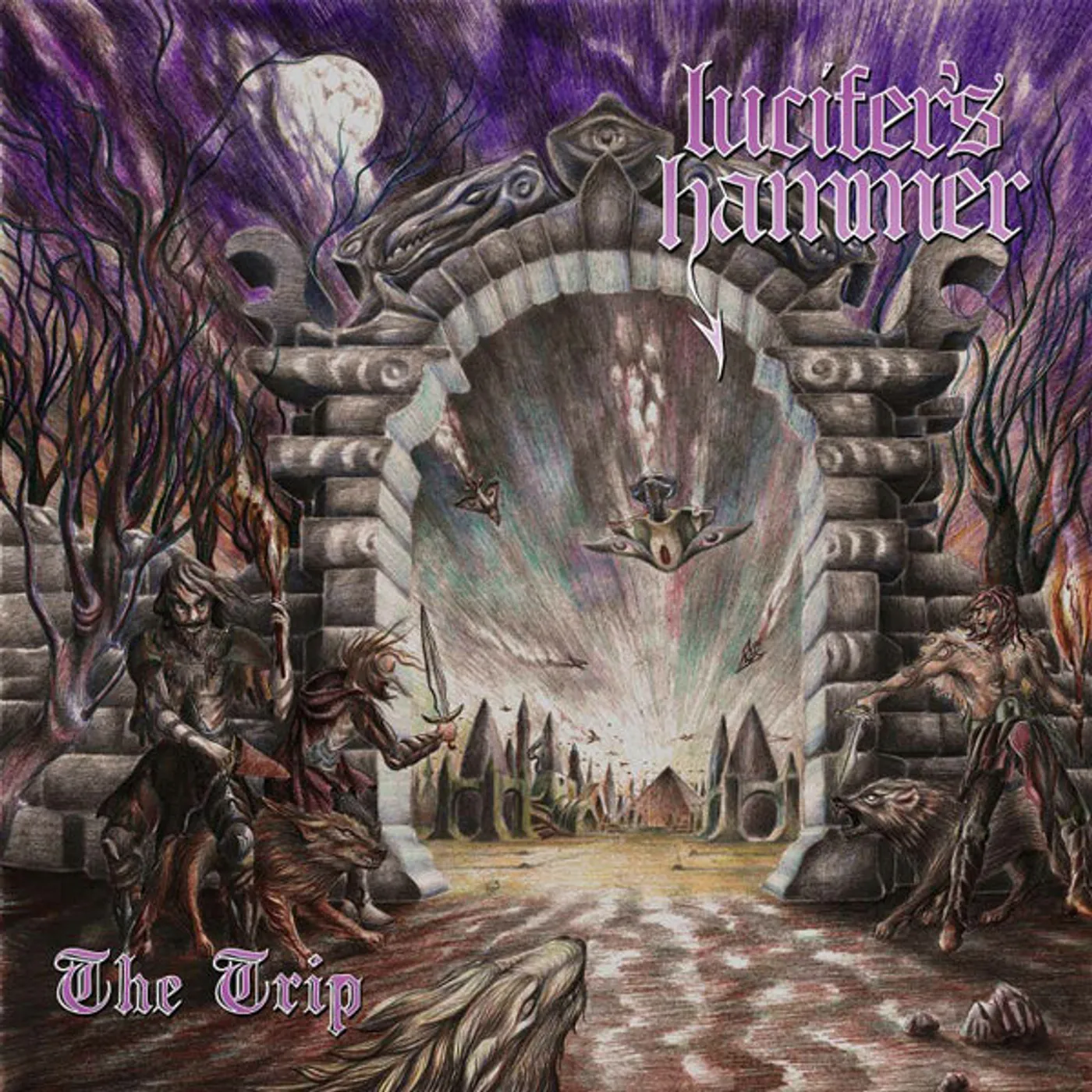 Lucifer'S Hammer LP - The Trip (Purple Vinyl)
