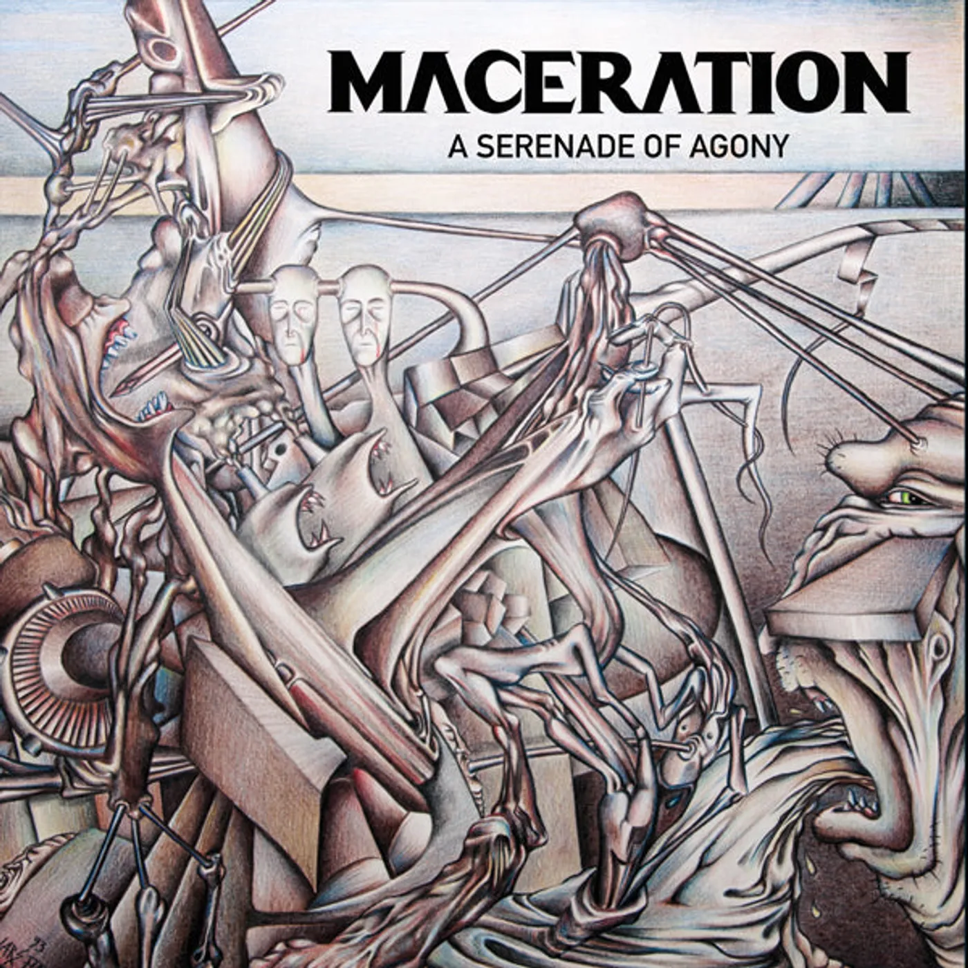 Maceration LP - A Serenade Of Agony (Gold & Black Vinyl)