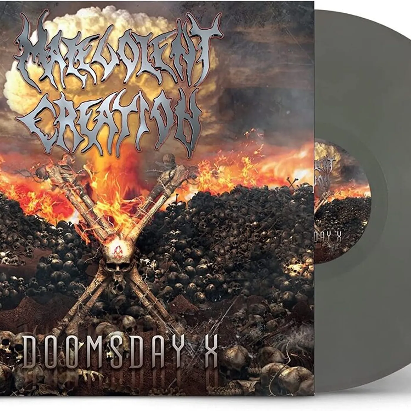 Malevolent Creation LP - Doomsday X (Grey Vinyl)