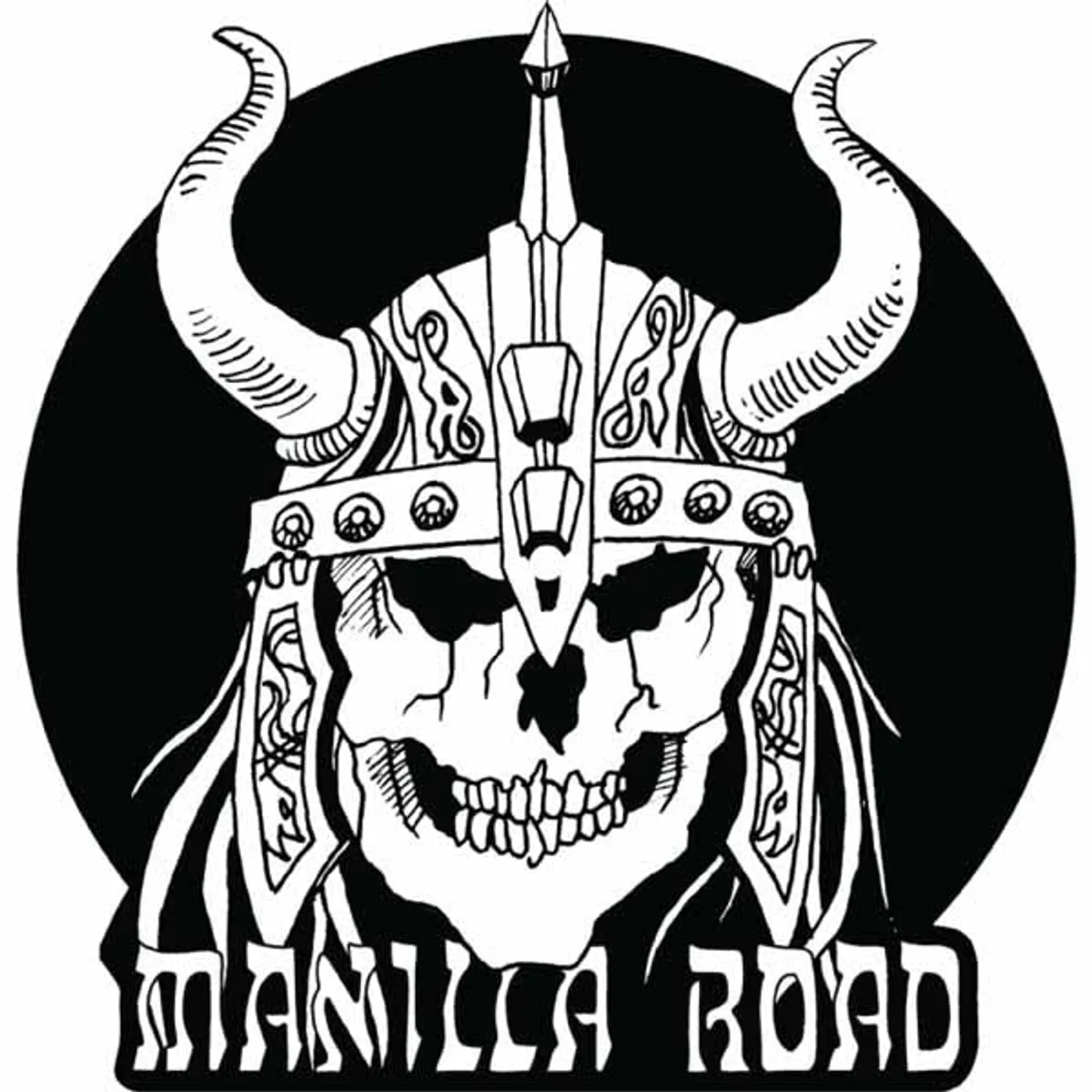 Manilla Road LP - Crystal Logic/ Flaming Metal Systems (Shape Vinyl)