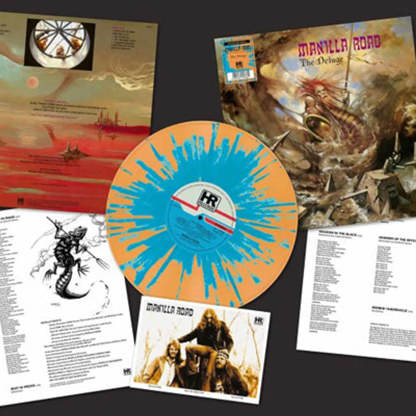 Manilla Road LP - Manilla Road (Orange / Blue Splatter Vinyl)