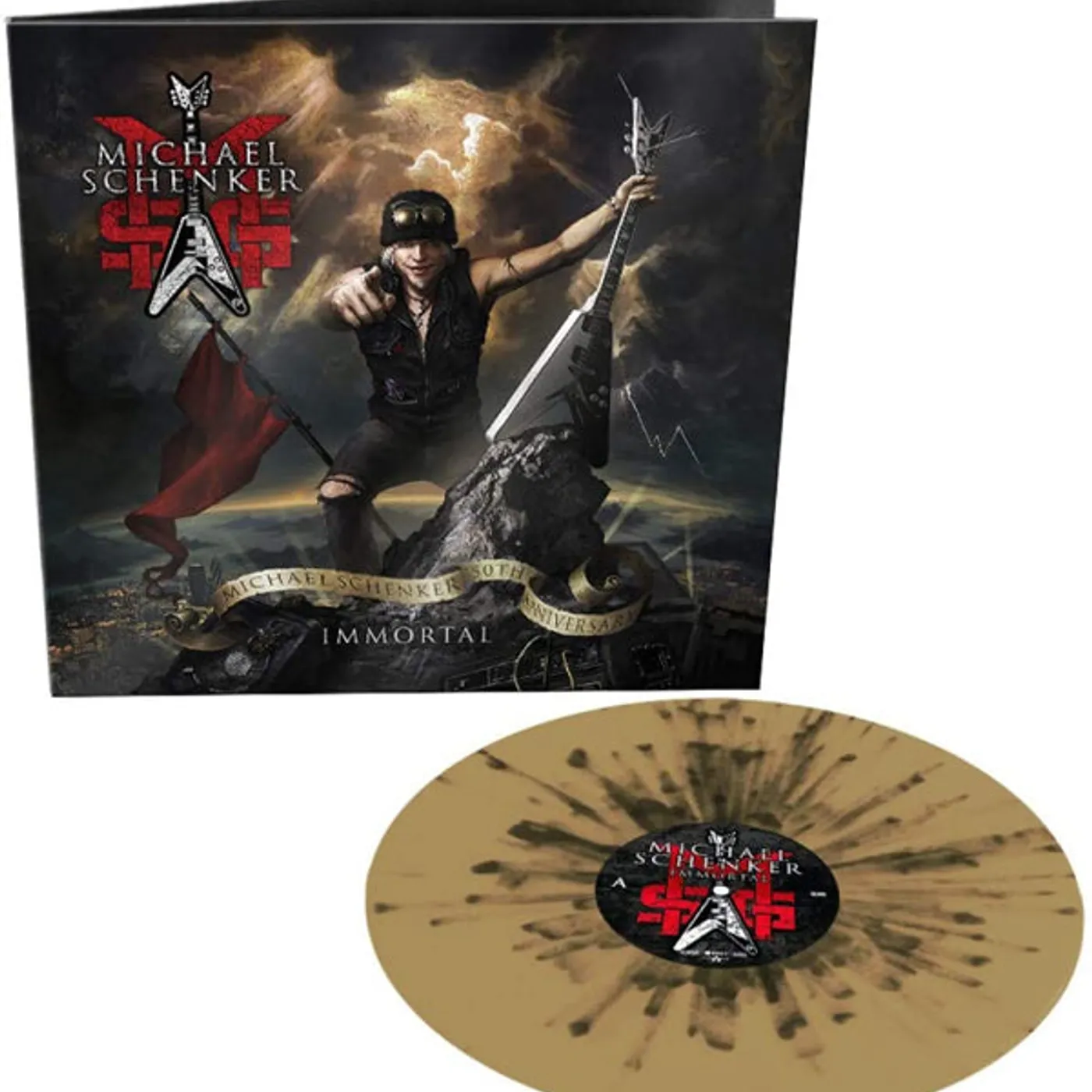 Michael Schenker Group LP - Immortal (Gold/Black Splatter Vinyl)
