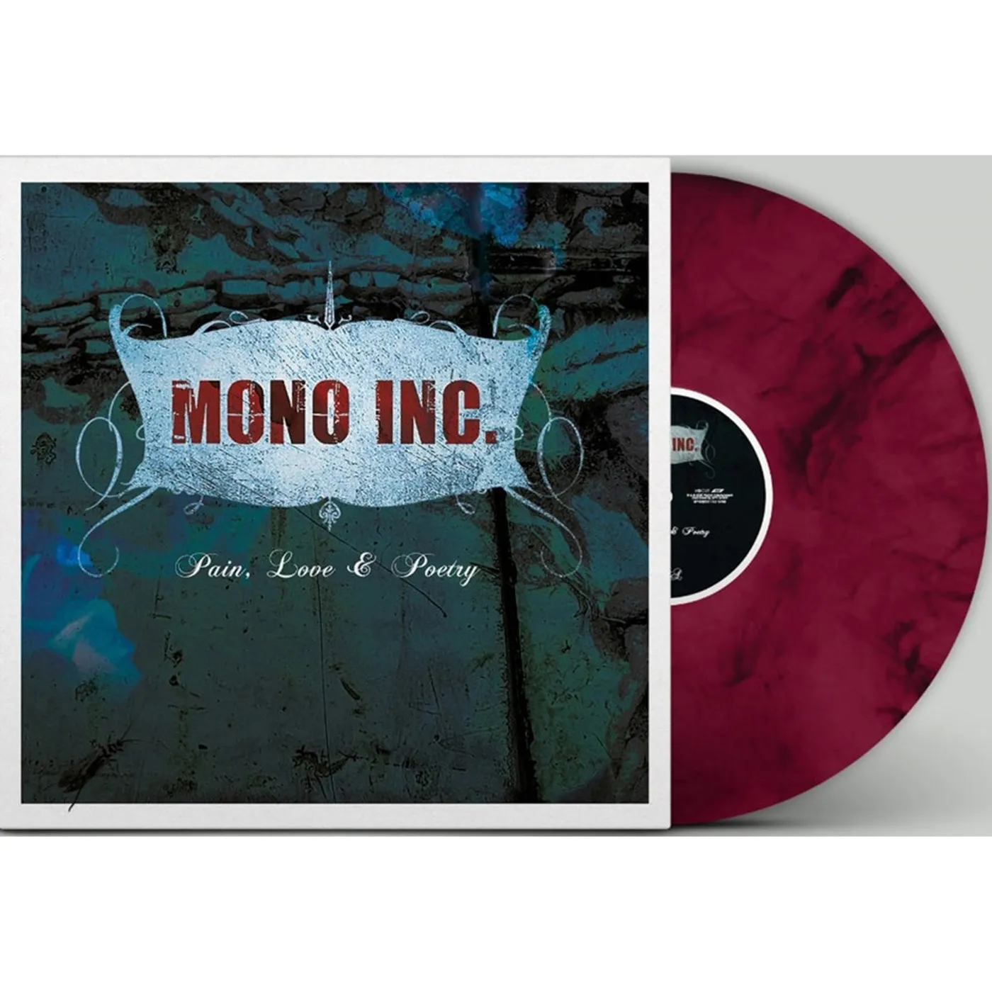 Mono Inc. LP - Pain, Love & Poetry (Magenta With Black Streaks) (Vinyl)