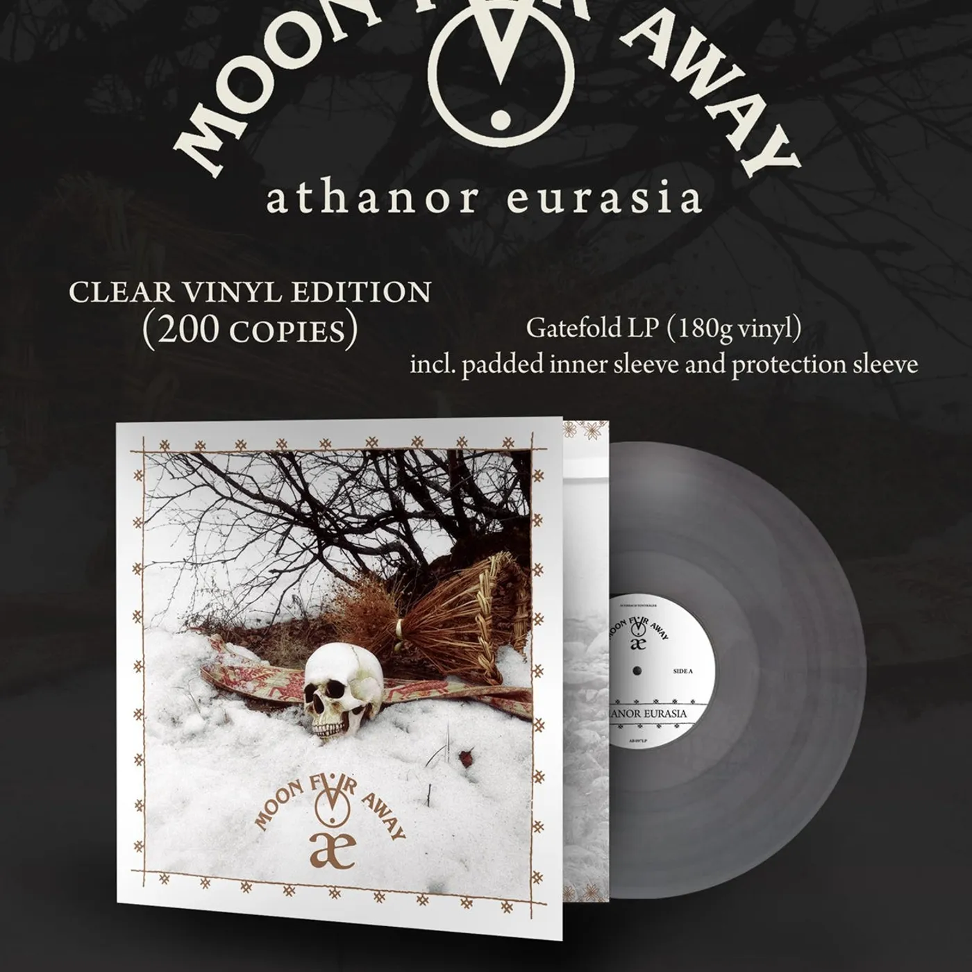 Moon Far Away LP - Athanor Eurasia (Clear Vinyl)