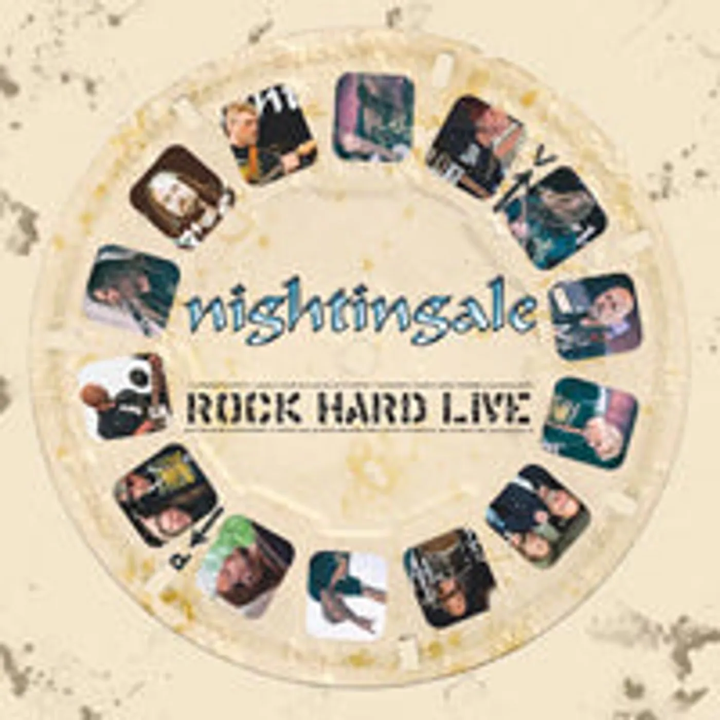 Nightingale LP - Rock Hard Live (Clear Vinyl)