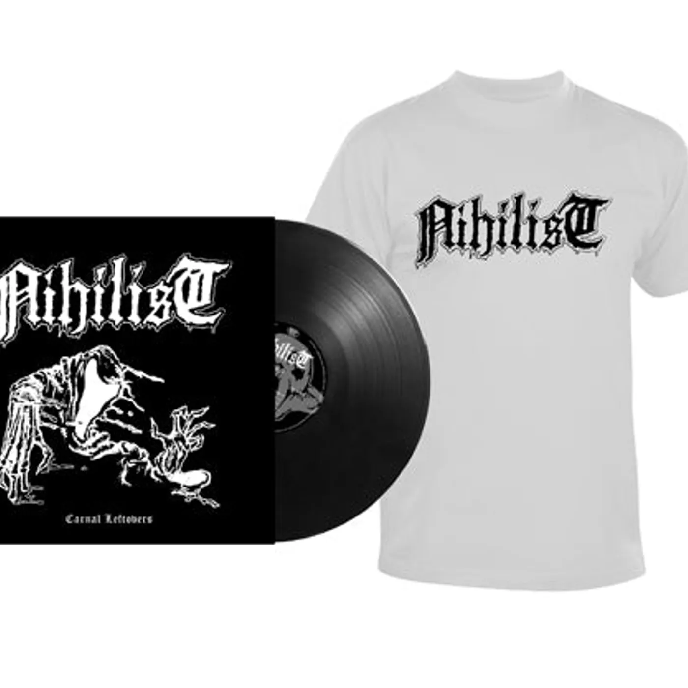 Nihilist LP - Carnal Leftovers (Lp + M T-Shirt)