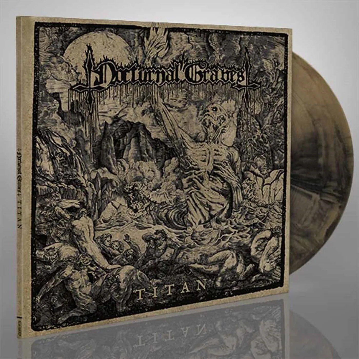 Nocturnal Graves LP - Titan (Gold/Black Vinyl)