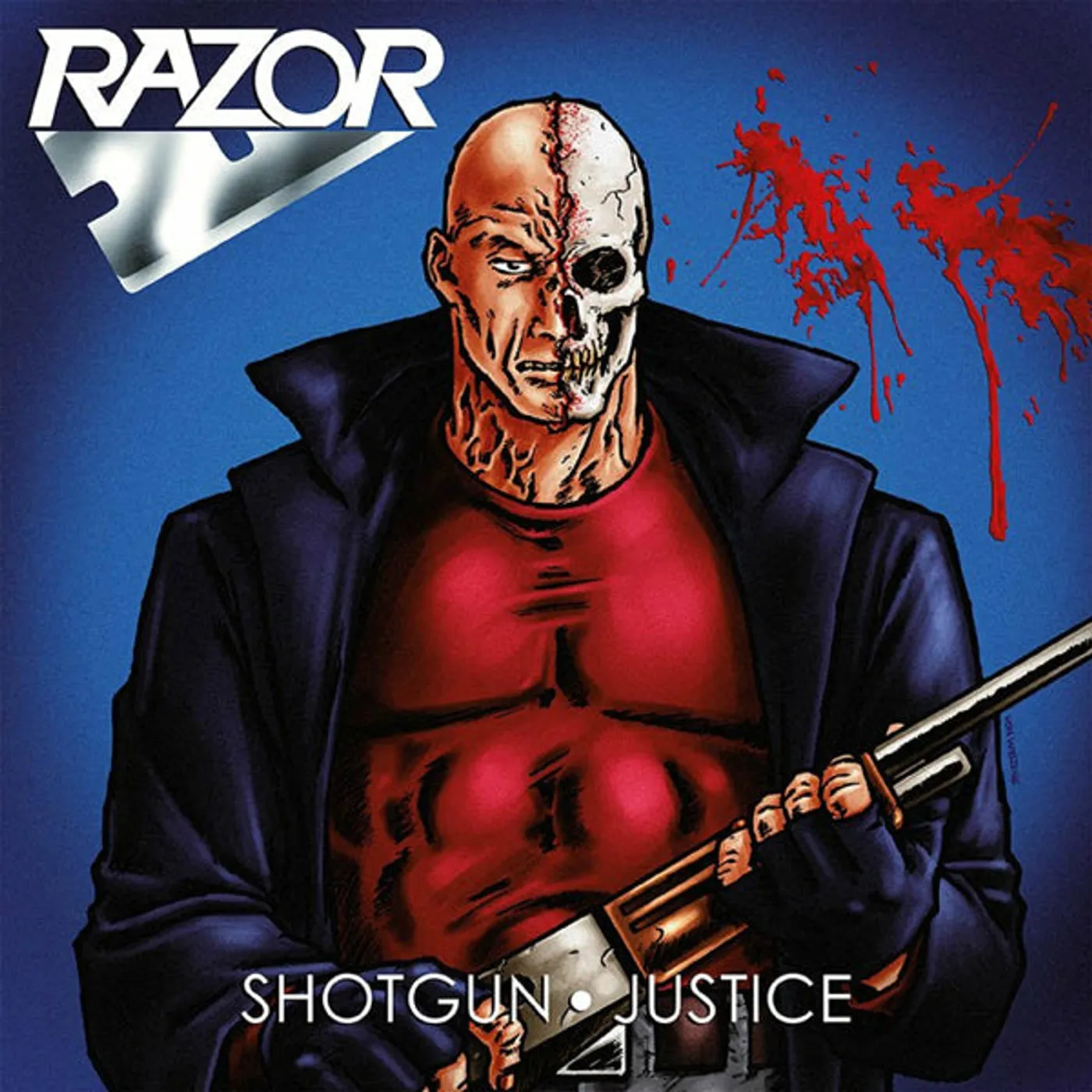 Razor LP - Shotgun Justice (Splatter Vinyl)