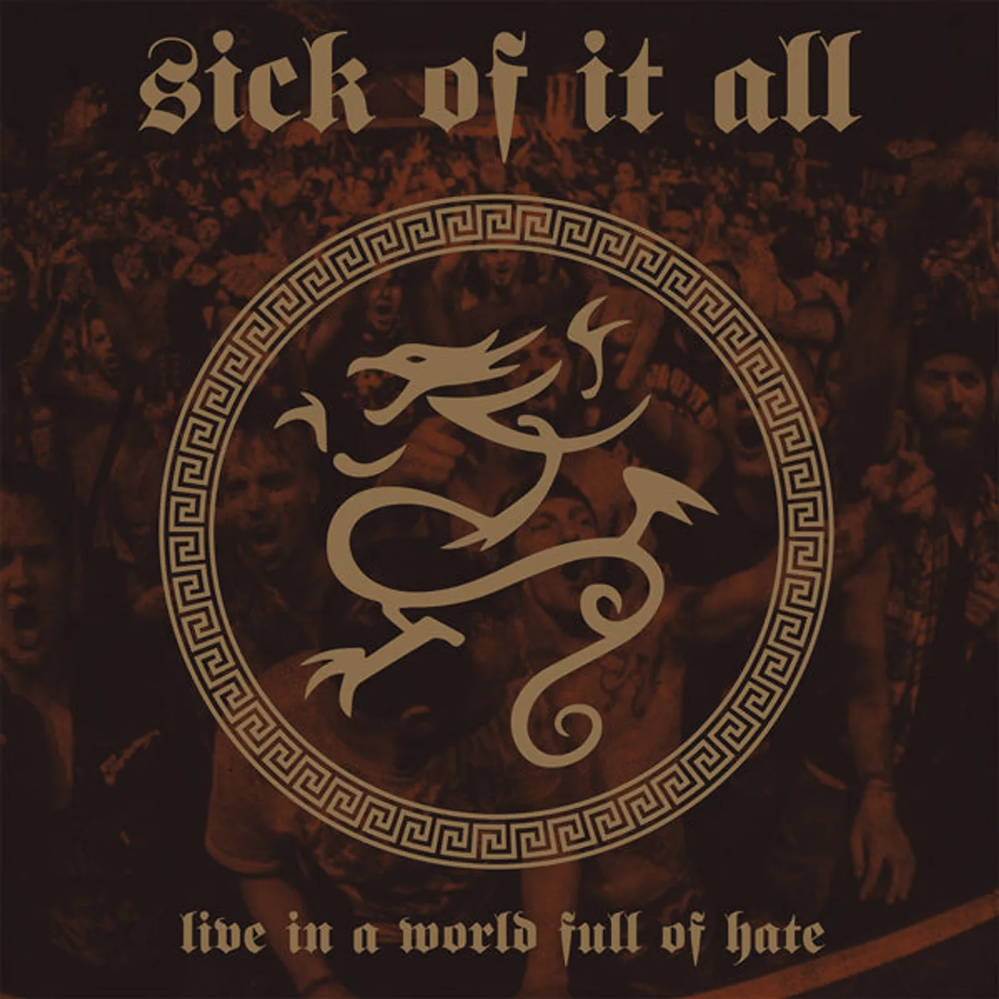 Sick Of It All LP - Live In A  World Full Of Hate (Clear Vinyl)