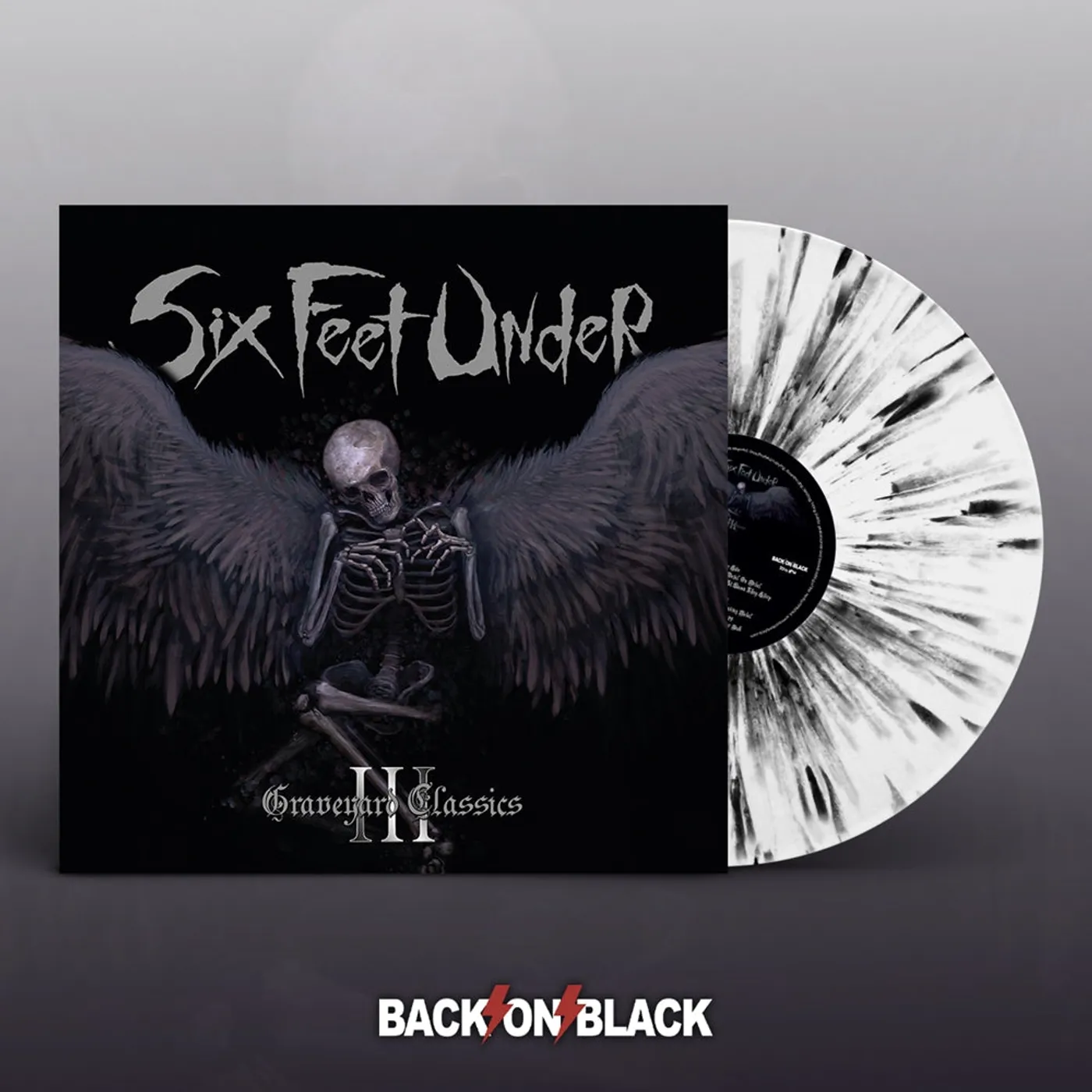Six Feet Under LP - Graveyard Classics Iii (White W/ Black Splatter Vinyl)