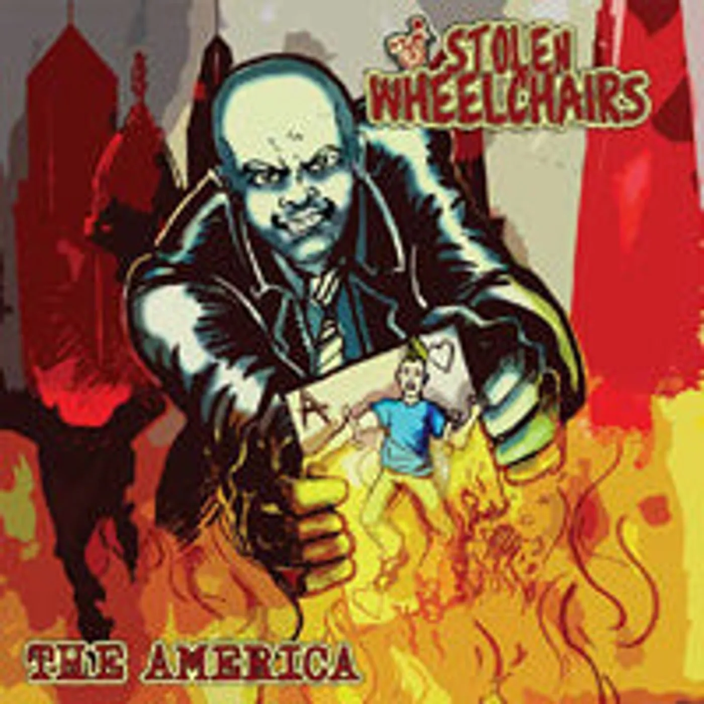 Stolen Wheelchairs LP - The America (Splatter Vinyl)
