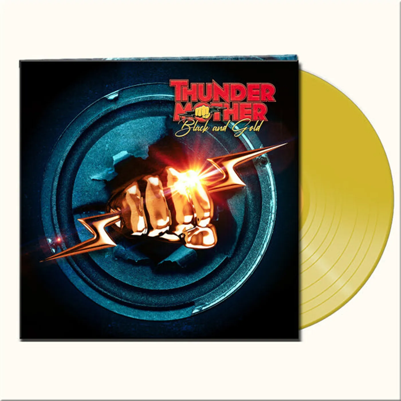 Thundermother LP - Black And Gold (Clear Yellow Vinyl)