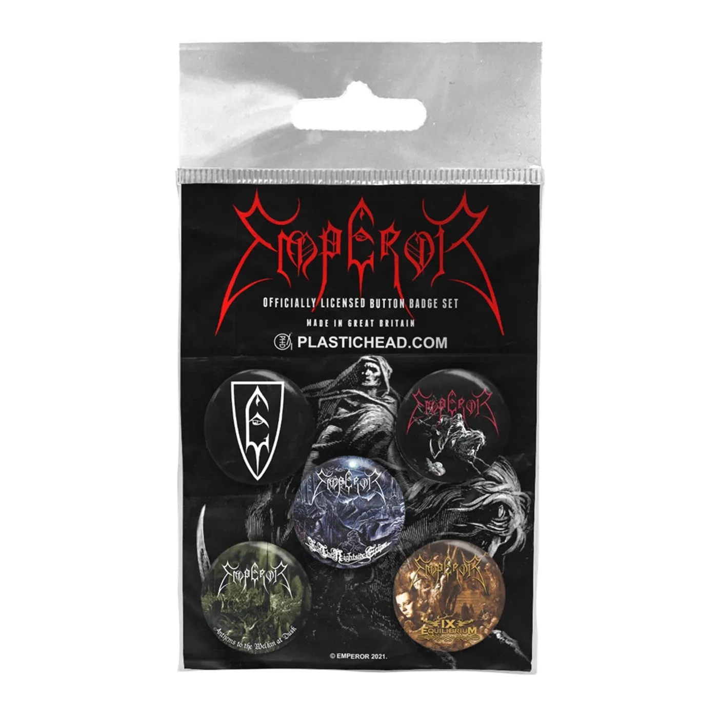 Emperor Badge Pack - Emperor Button Badge Set